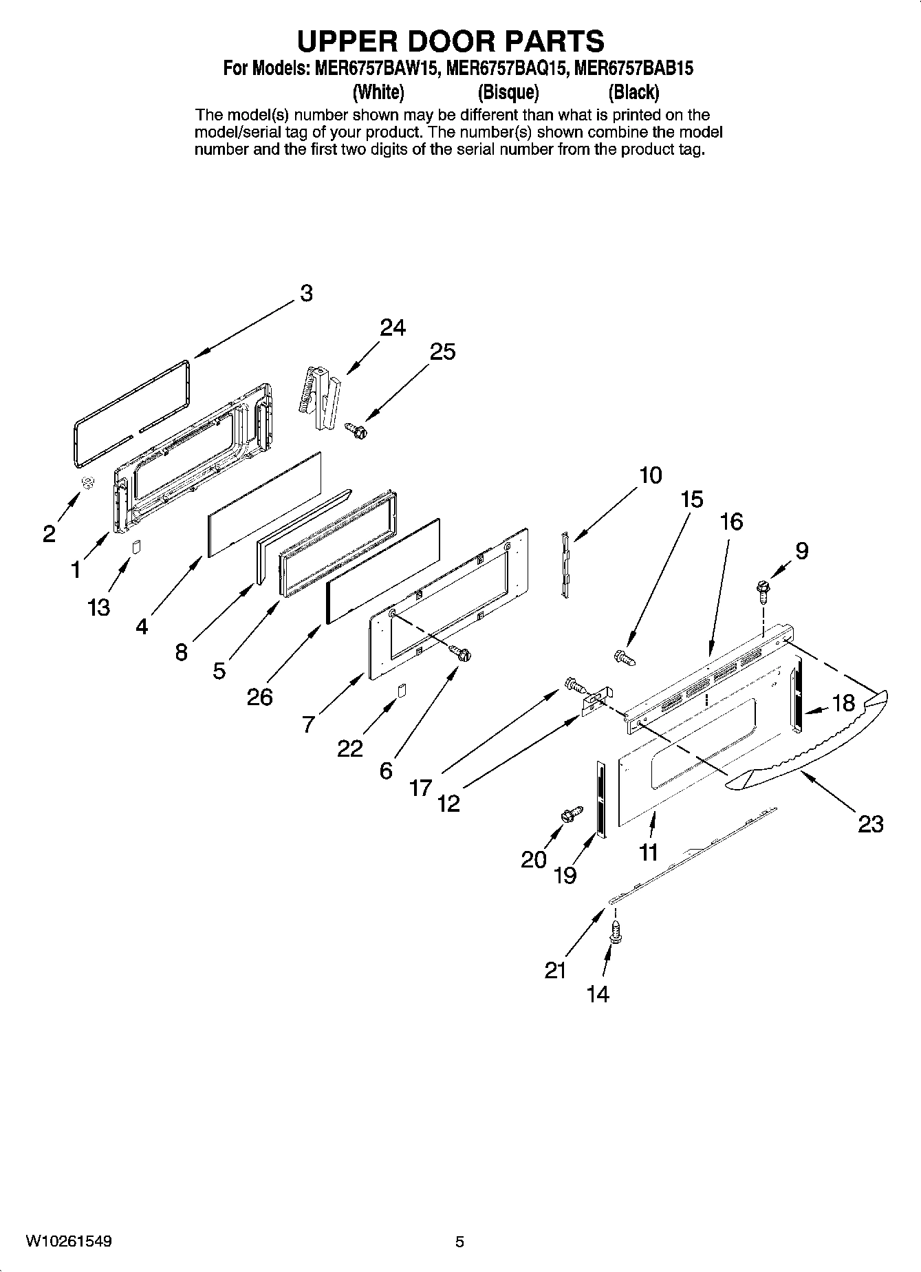 04 - UPPER DOOR PARTS