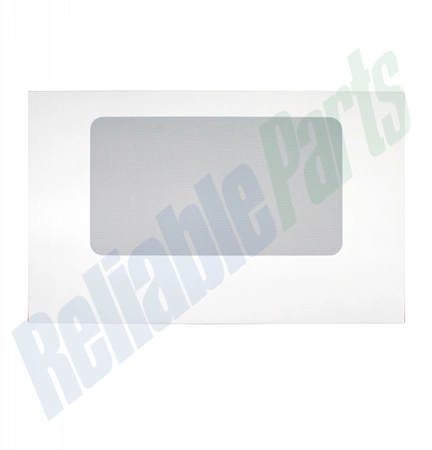 WB57K5 GE Range White Glass Door