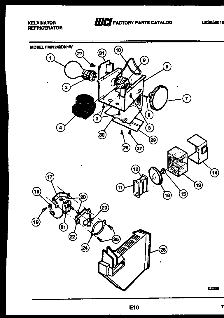 06 - REFRIGERATOR CONTROL ASSEMBLY, DAMP