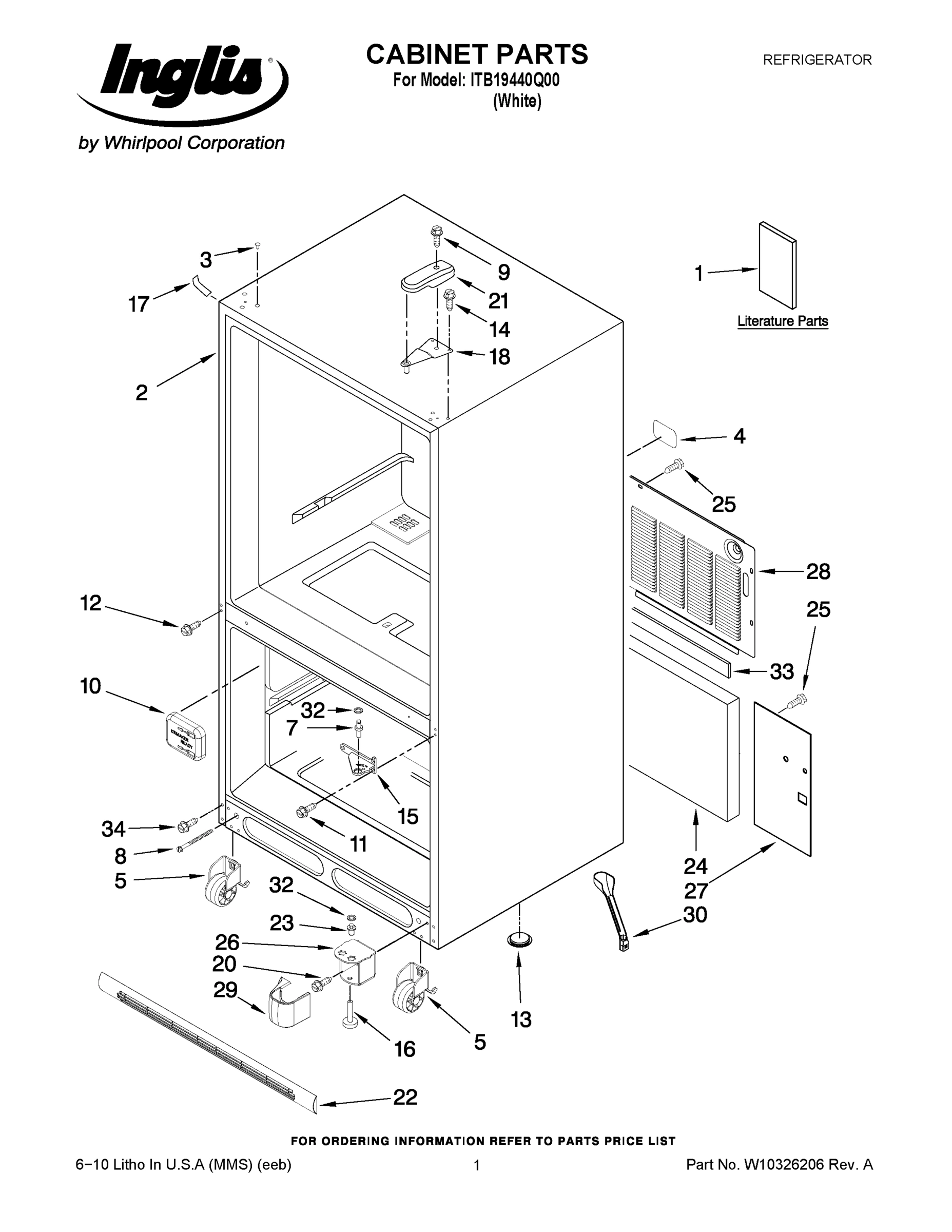 01 - CABINET PARTS