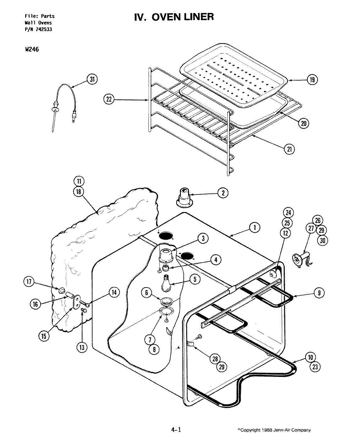 07 - OVEN LINER (W246)