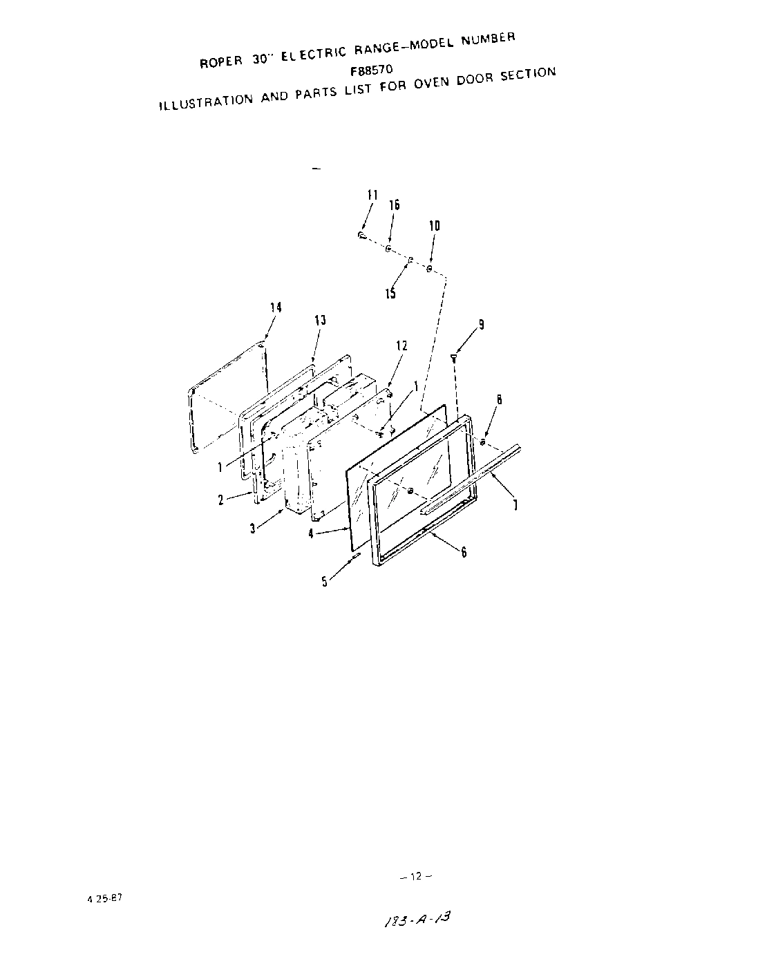 08 - OVEN DOOR