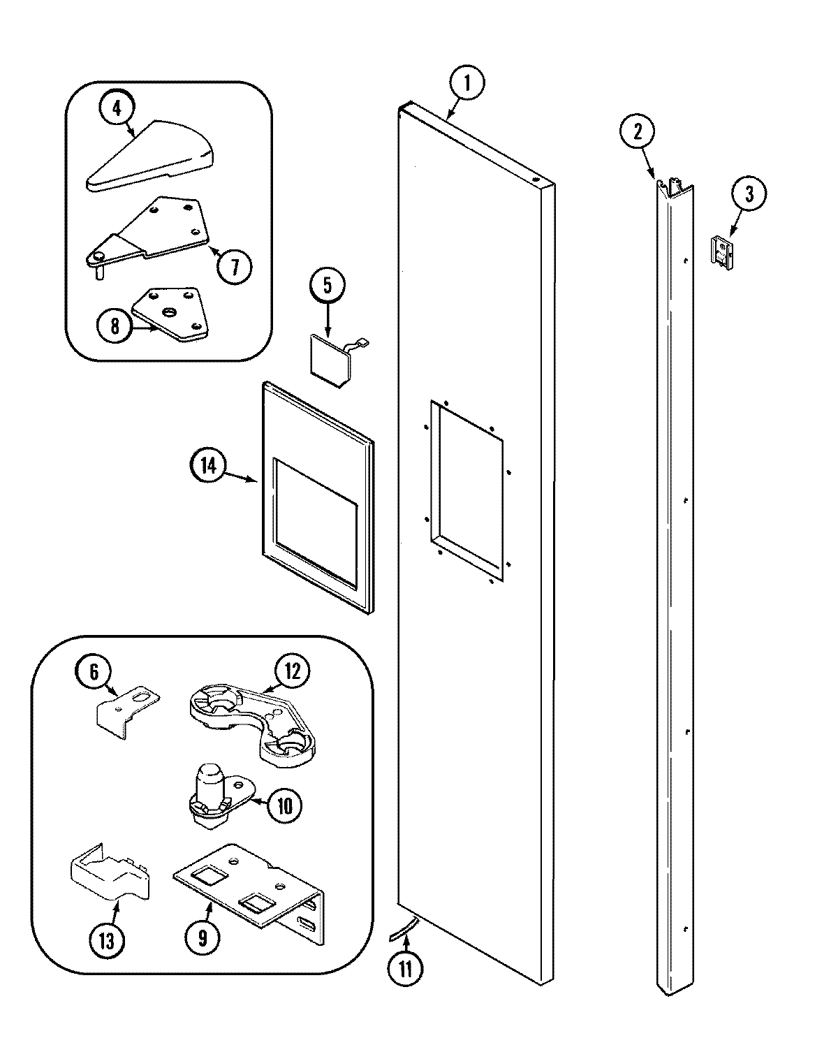 07 - FREEZER OUTER DOOR