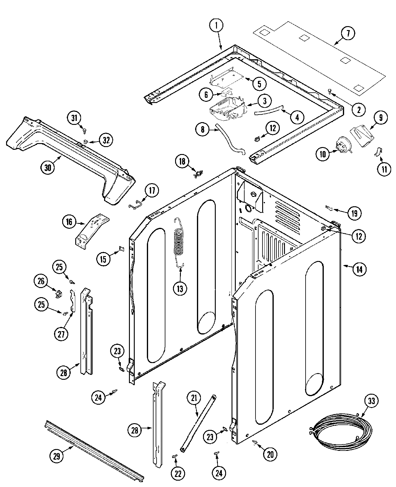 07 - CABINET-FRONT (WASHER)
