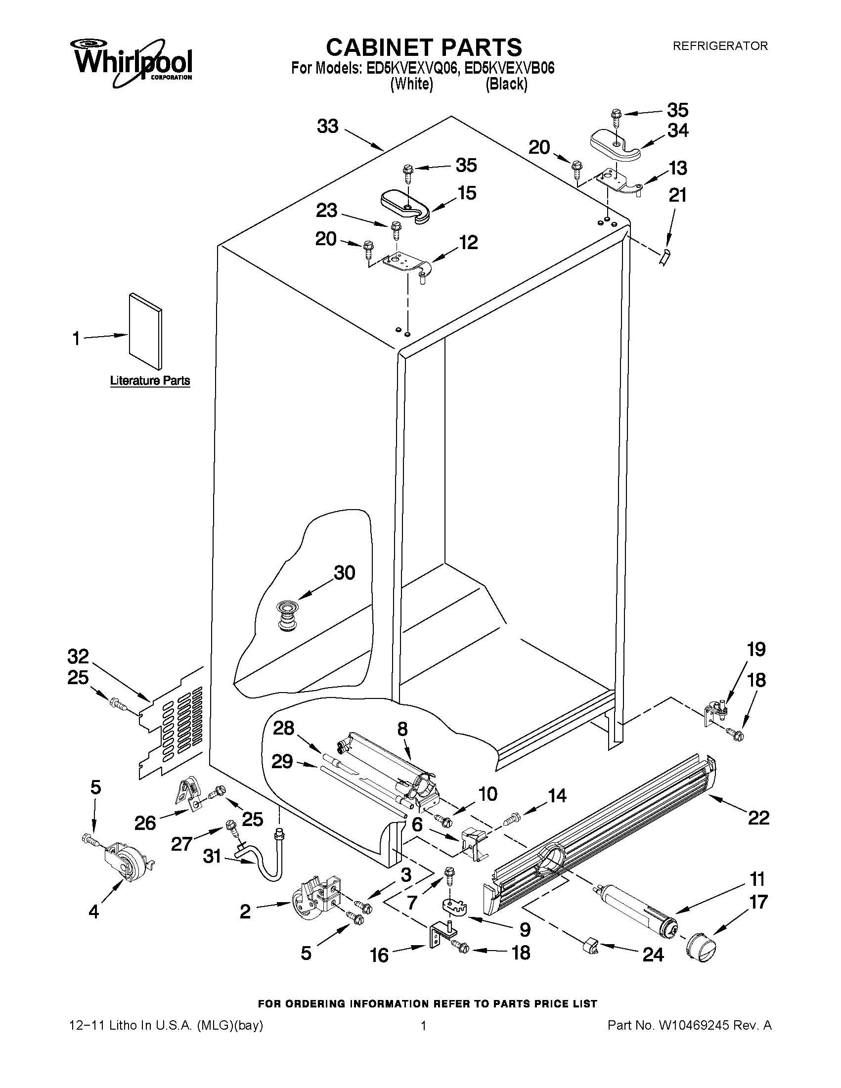 01 - CABINET PARTS