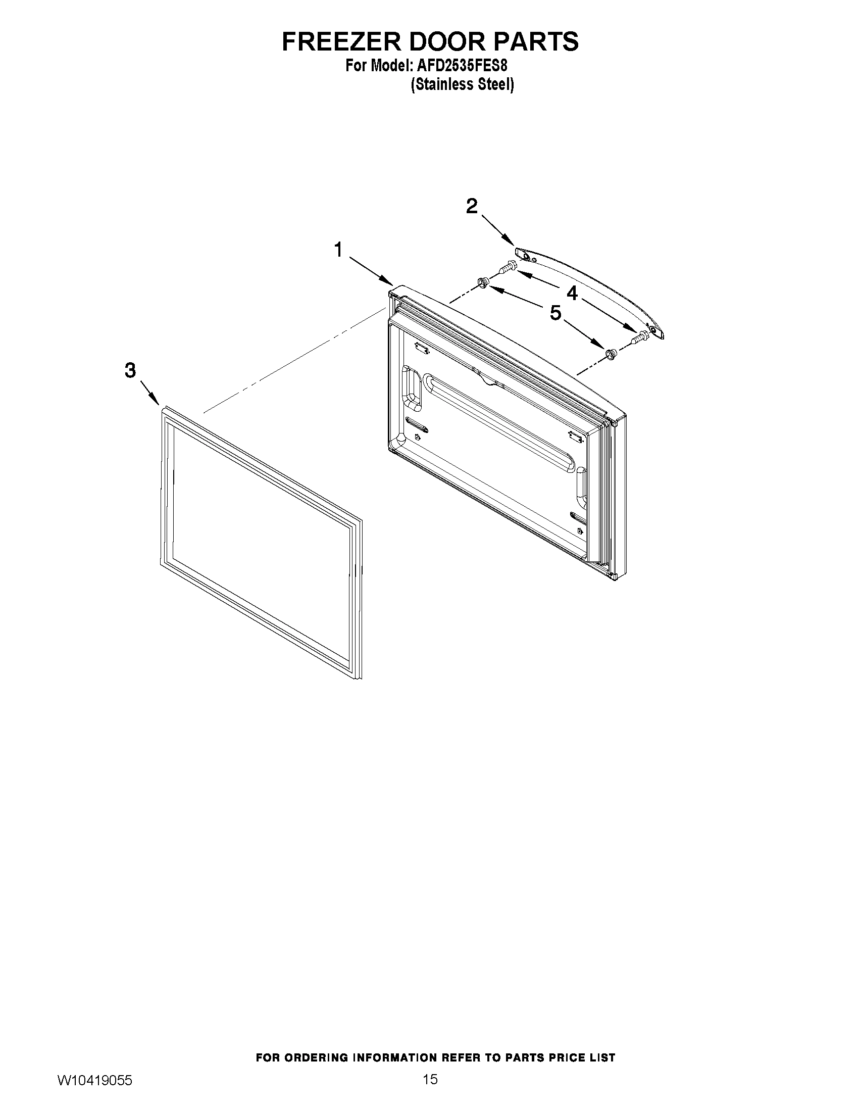 08 - FREEZER DOOR PARTS