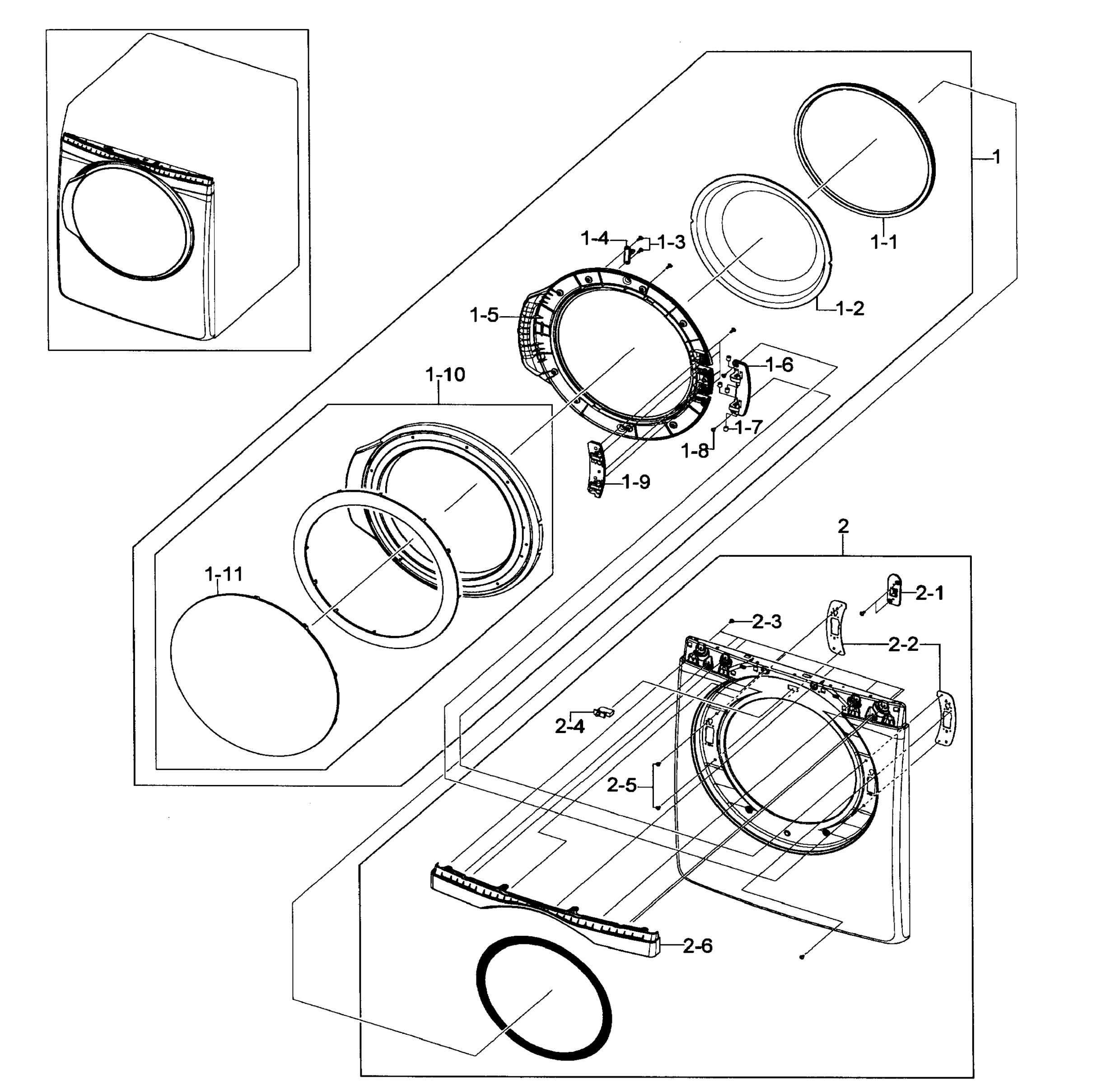Front/Door Assembly