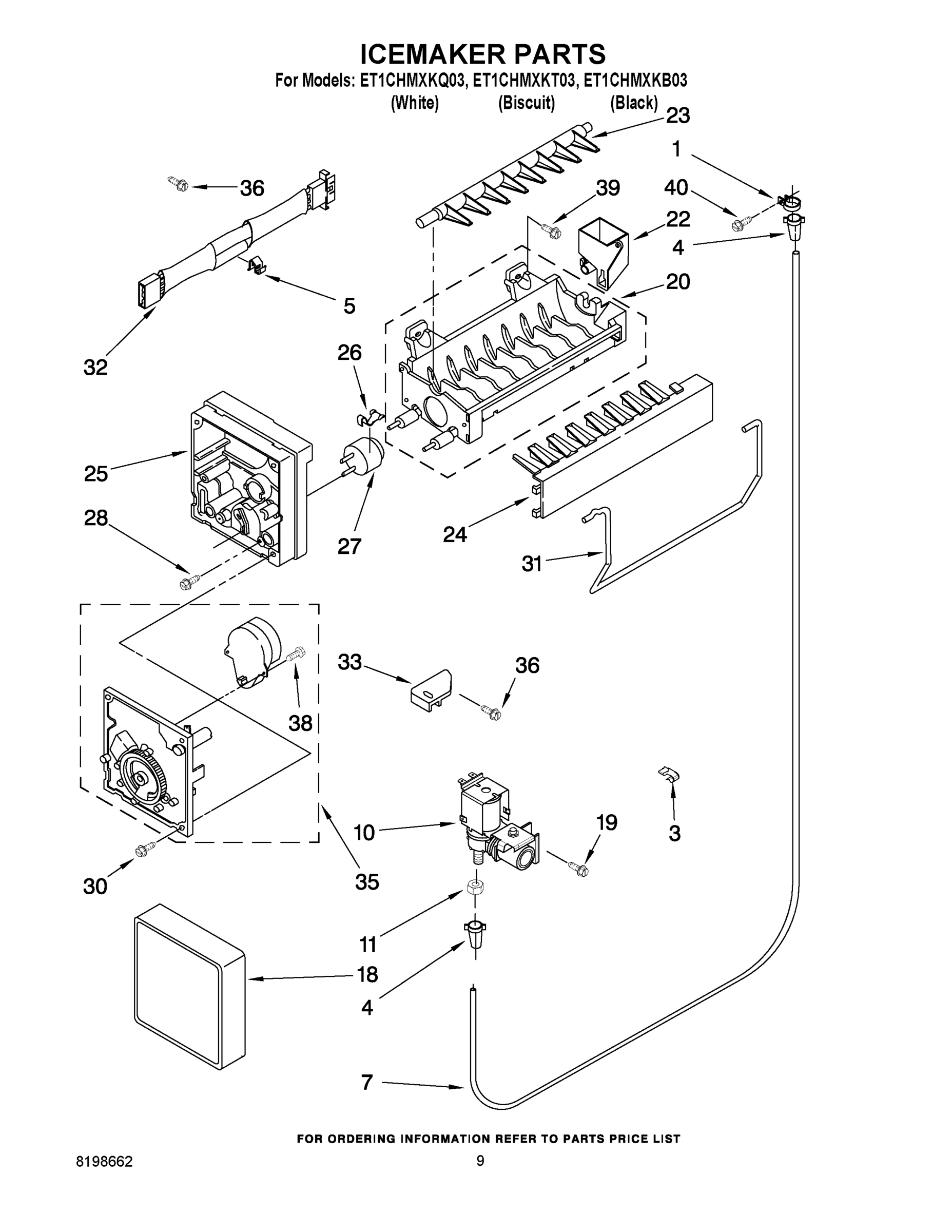05 - ICEMAKER PARTS