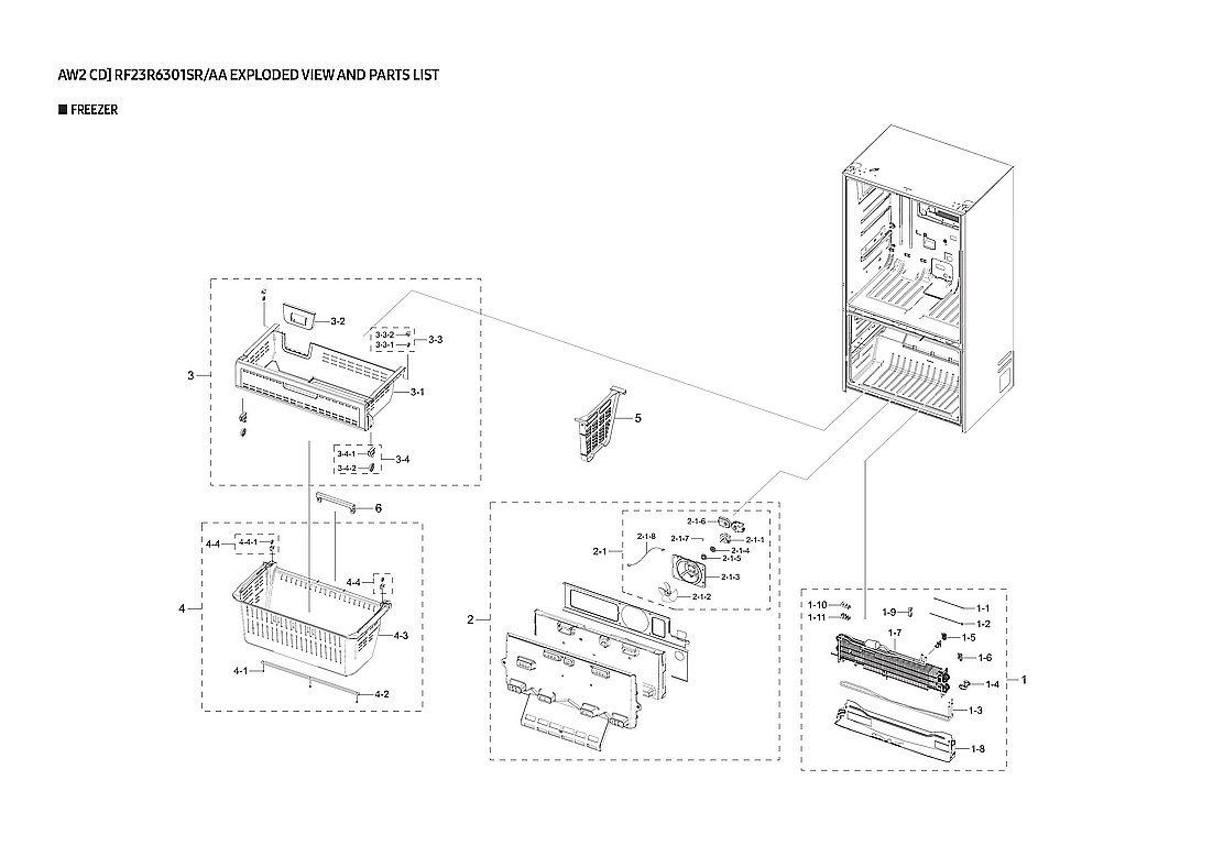 FREEZER PARTS