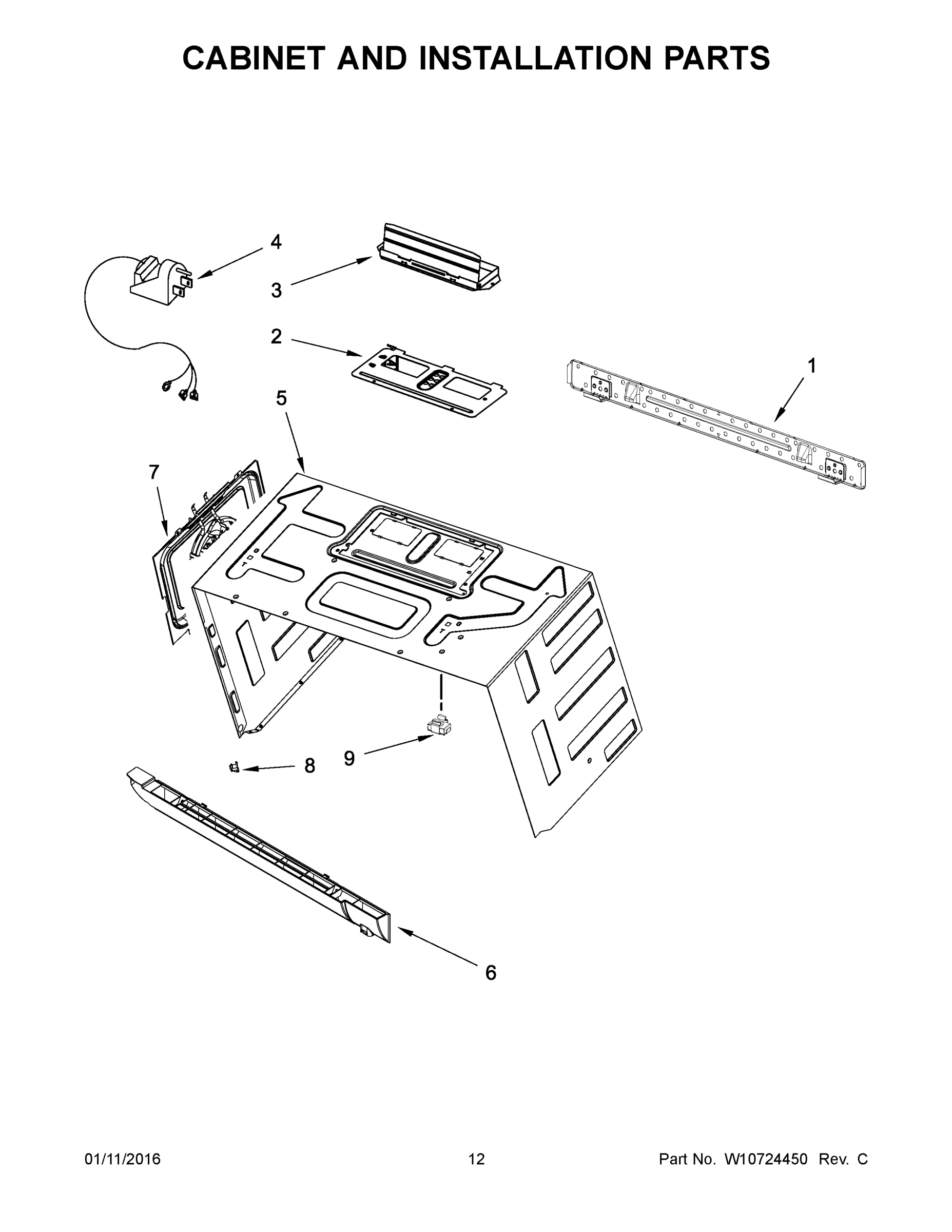 07 - CABINET AND INSTALLATION PARTS