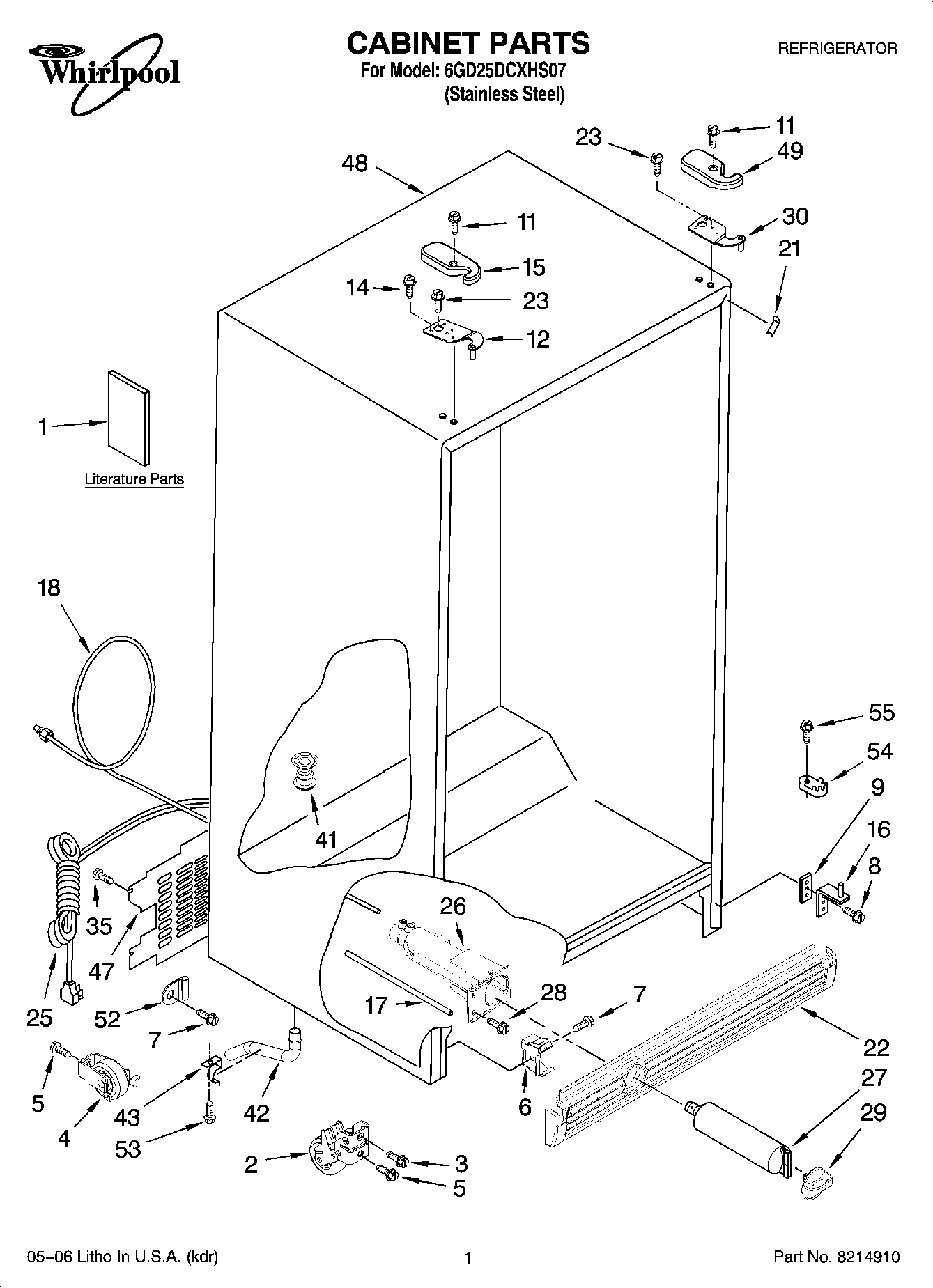 01 - CABINET PARTS