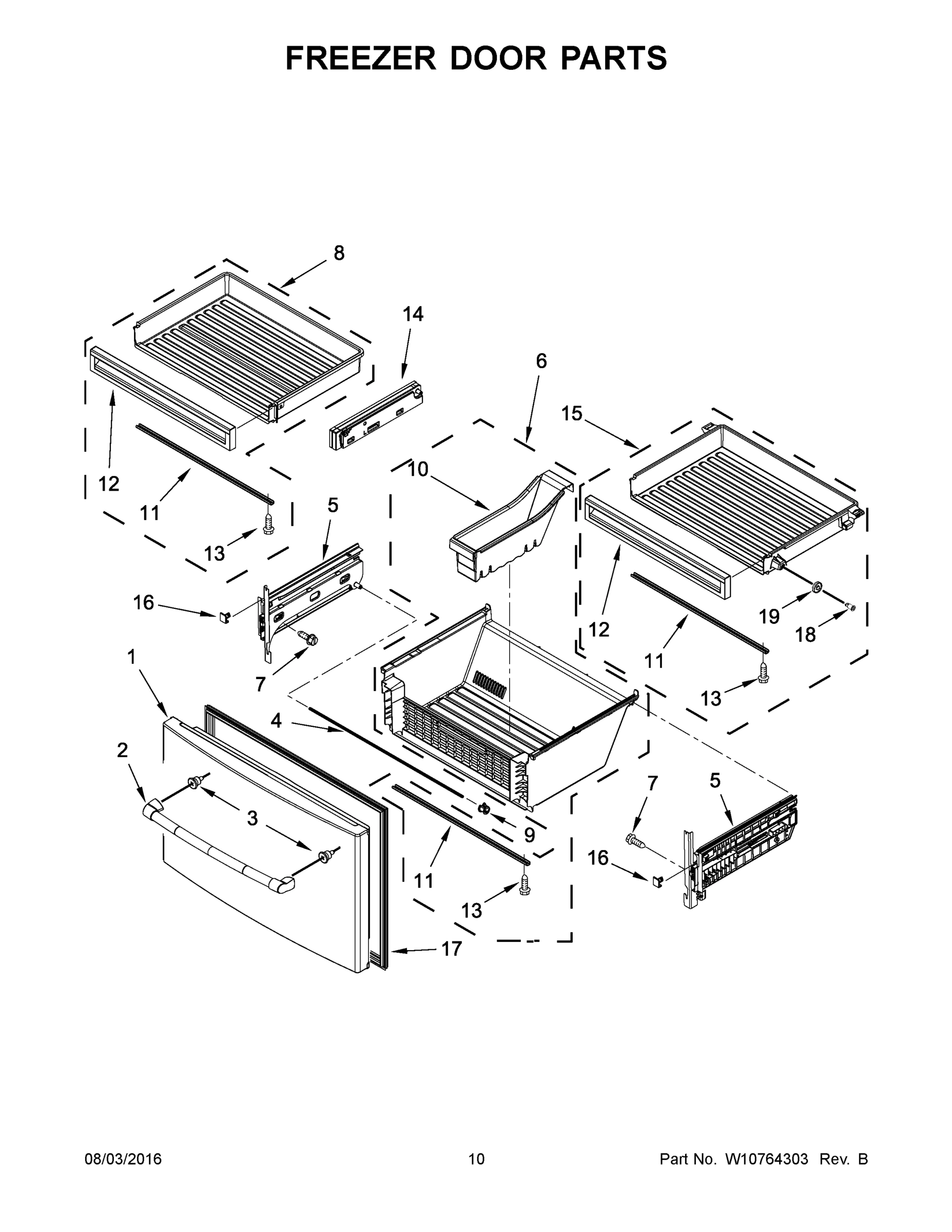 06 - FREEZER DOOR PARTS