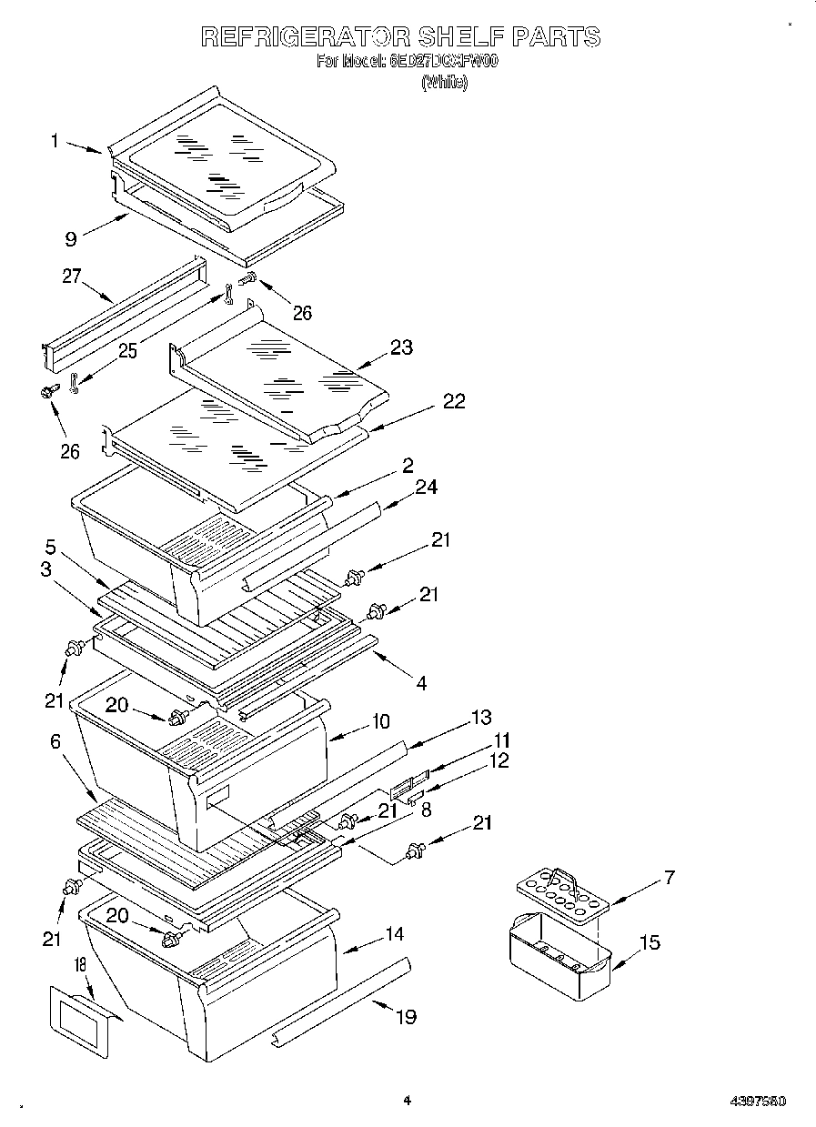 03 - REFRIGERATOR SHELF
