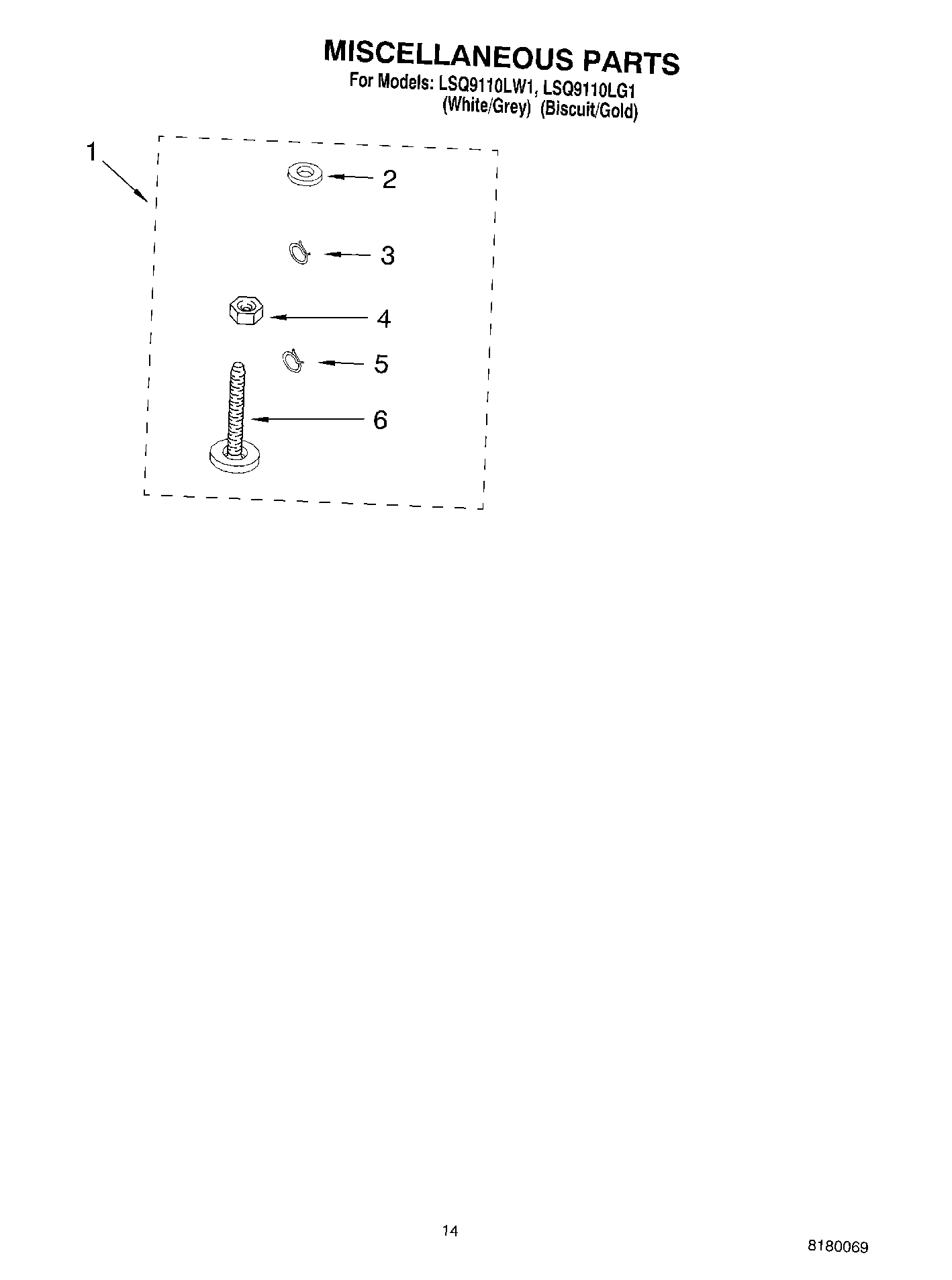 10 - MISCELLANEOUS PARTS - OPTIONAL PARTS (NOT INCLUDED)