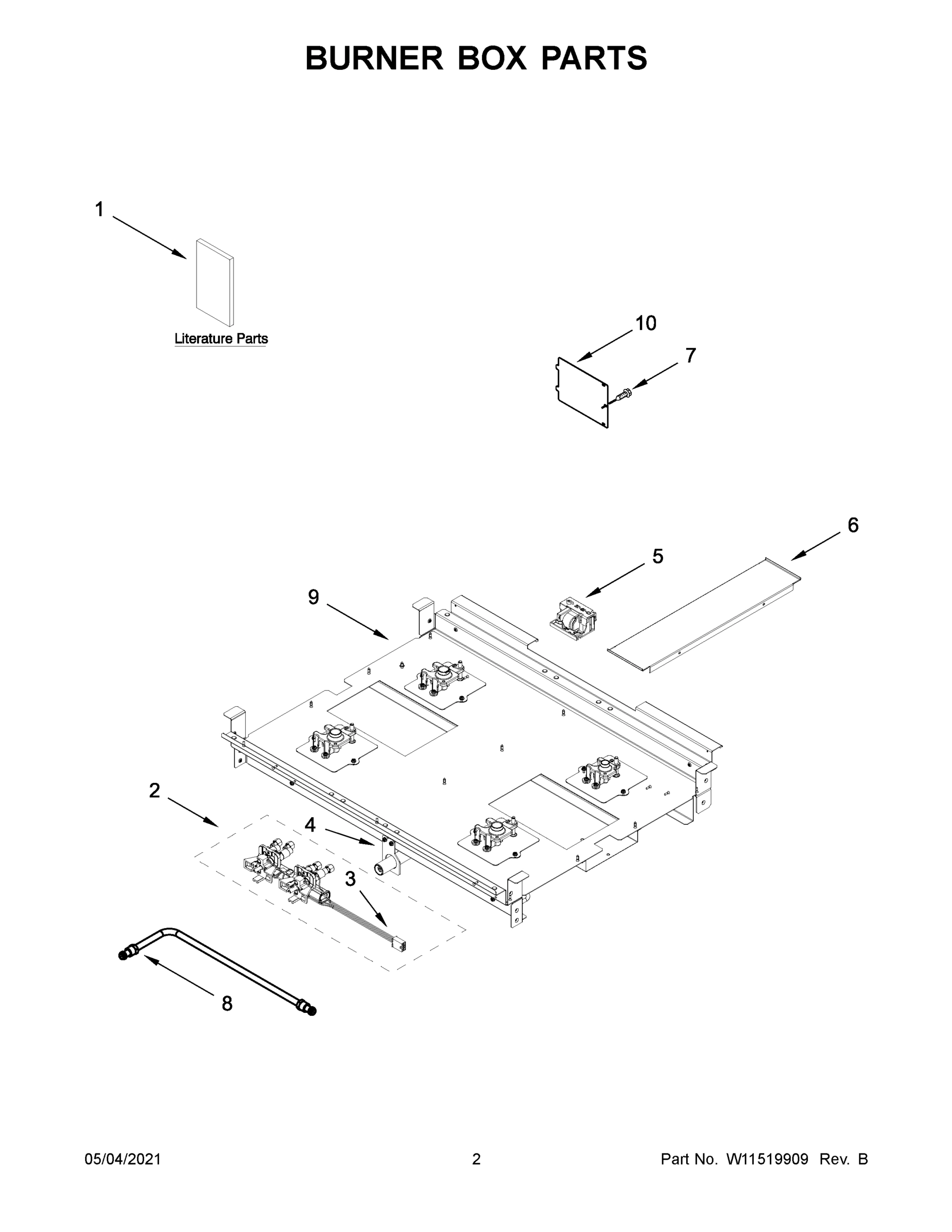 02 - BURNER BOX PARTS