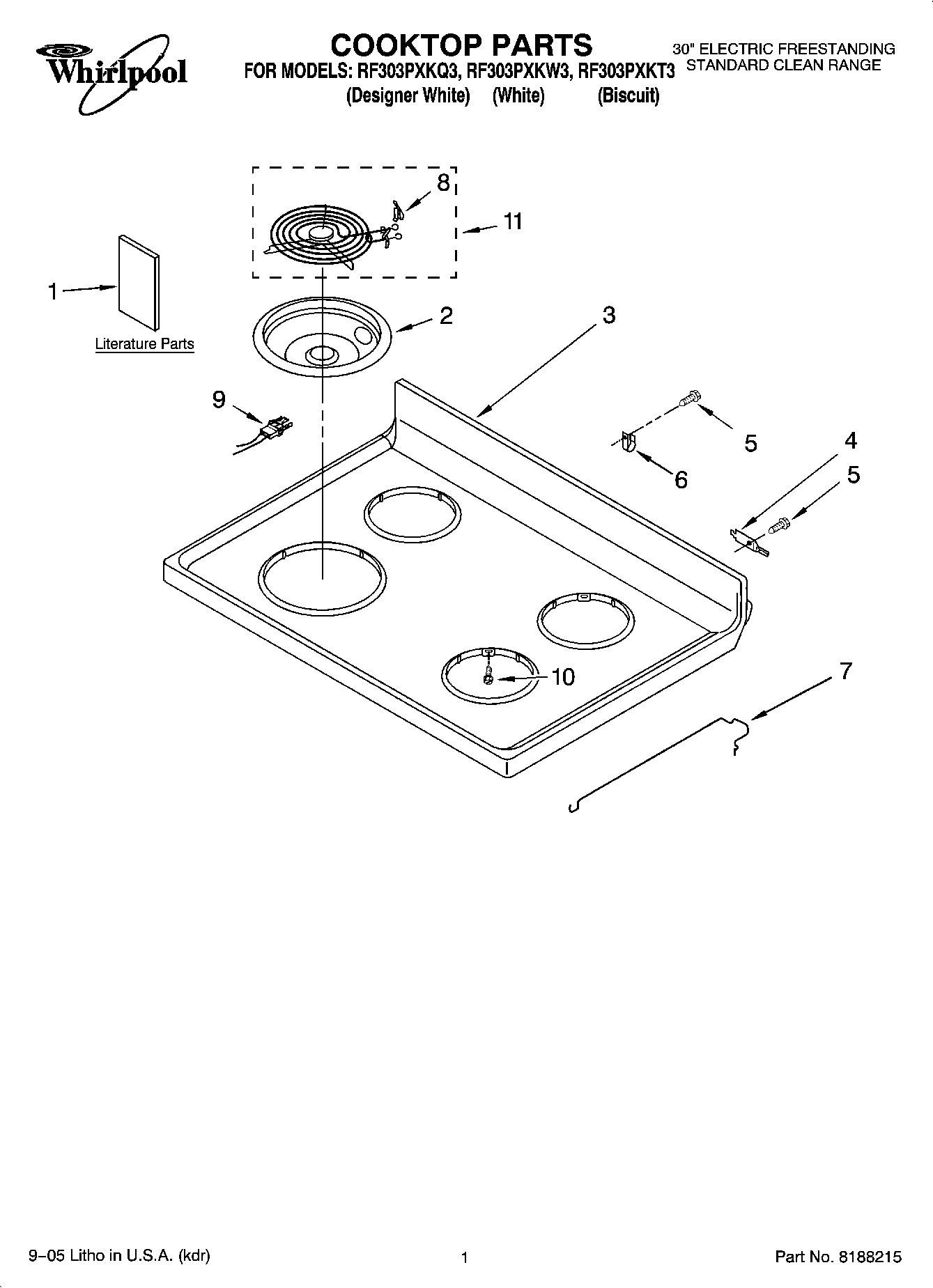 01 - COOKTOP PARTS