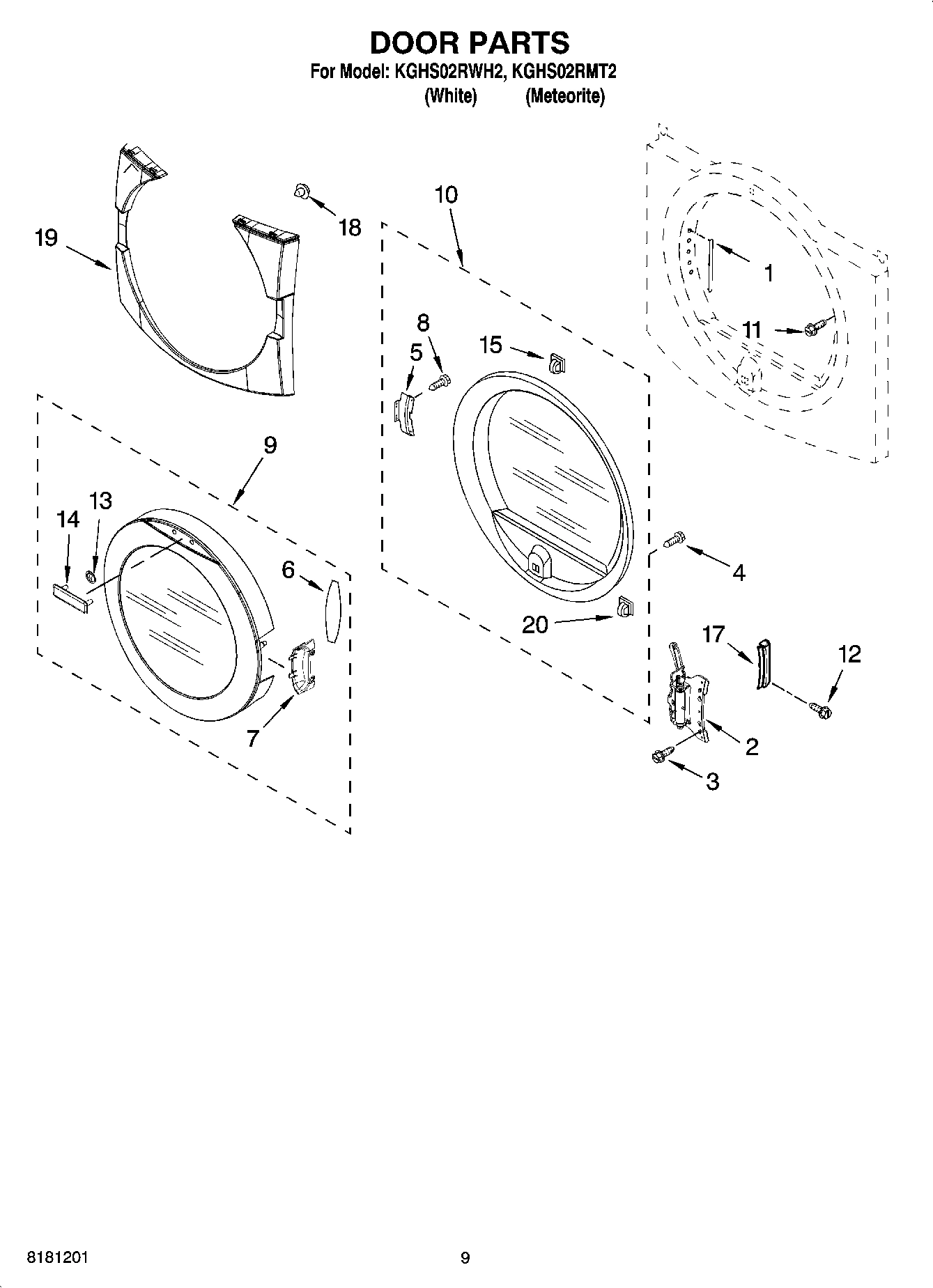 05 - DOOR PARTS, OPTIONAL PARTS (NOT INCLUDED)