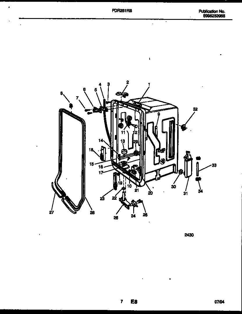 05 - TUB AND FRAME PARTS