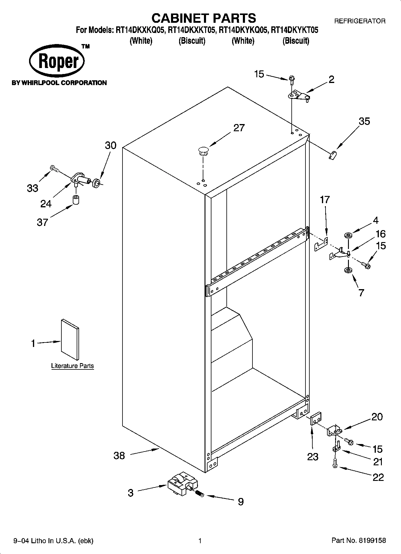01 - CABINET PARTS
