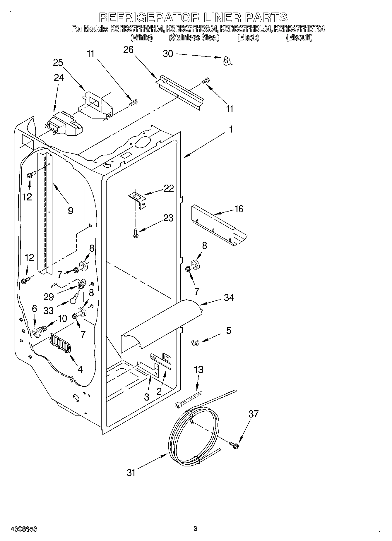02 - REFRIGERATOR LINER