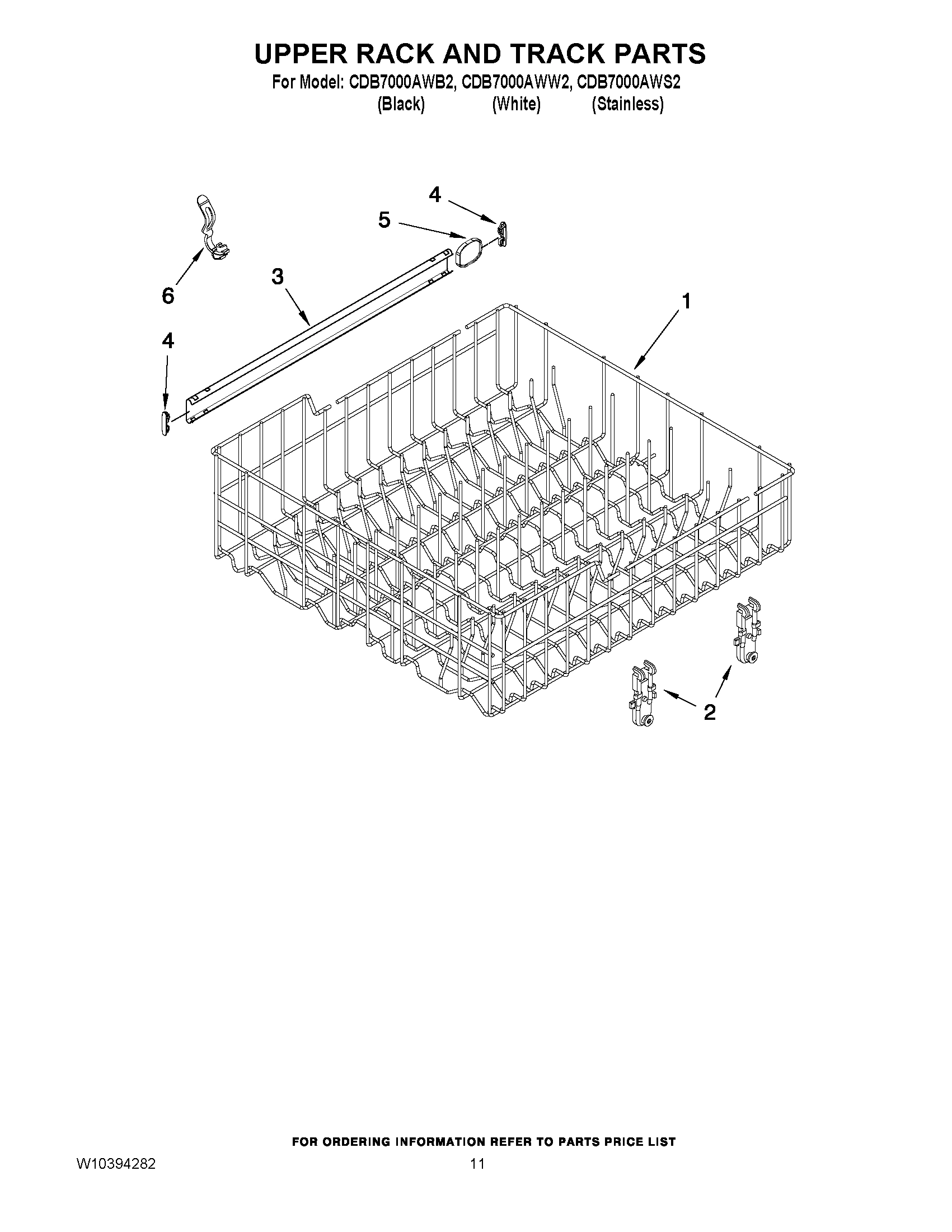 09 - UPPER RACK AND TRACK PARTS
