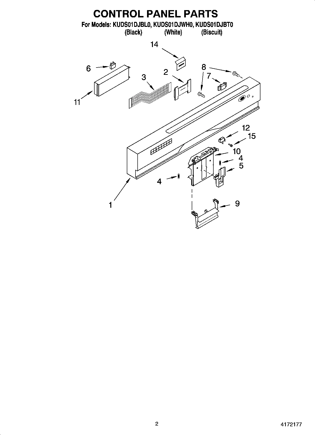 02 - CONTROL PANEL PARTS