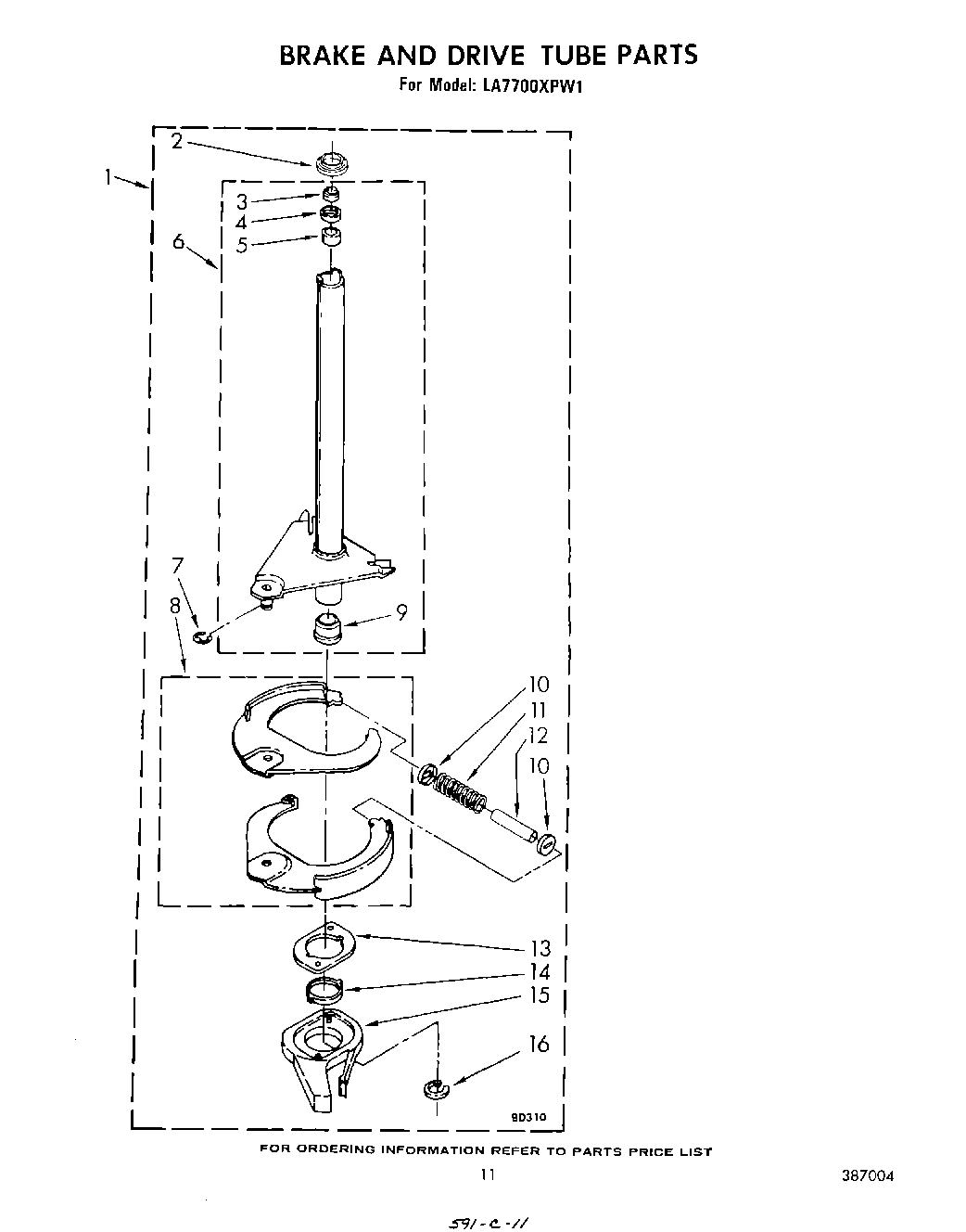 09 - BRAKE AND DRIVE TUBE