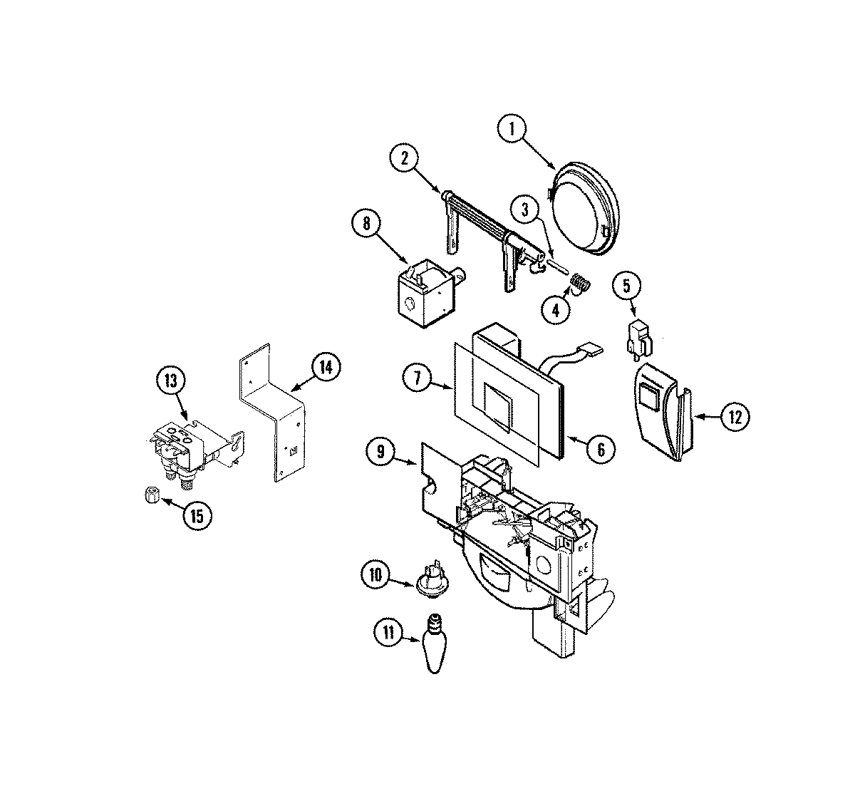 01 - FOUNTAIN BRACKET KIT (115V)