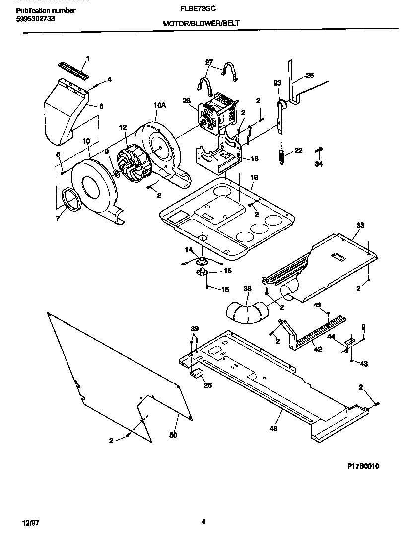 03 - MOTOR/BLOWER/BELT