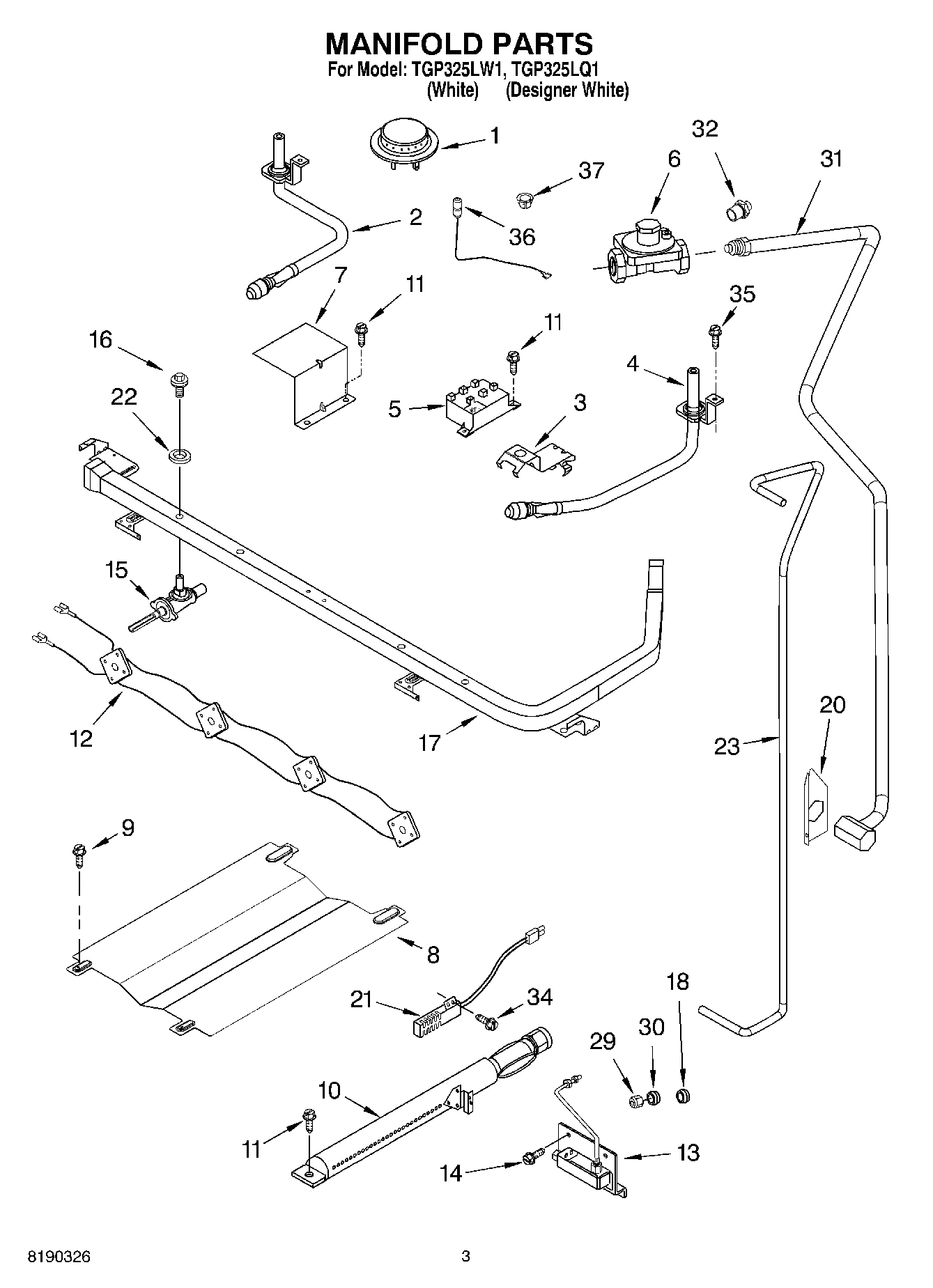 03 - MANIFOLD PARTS