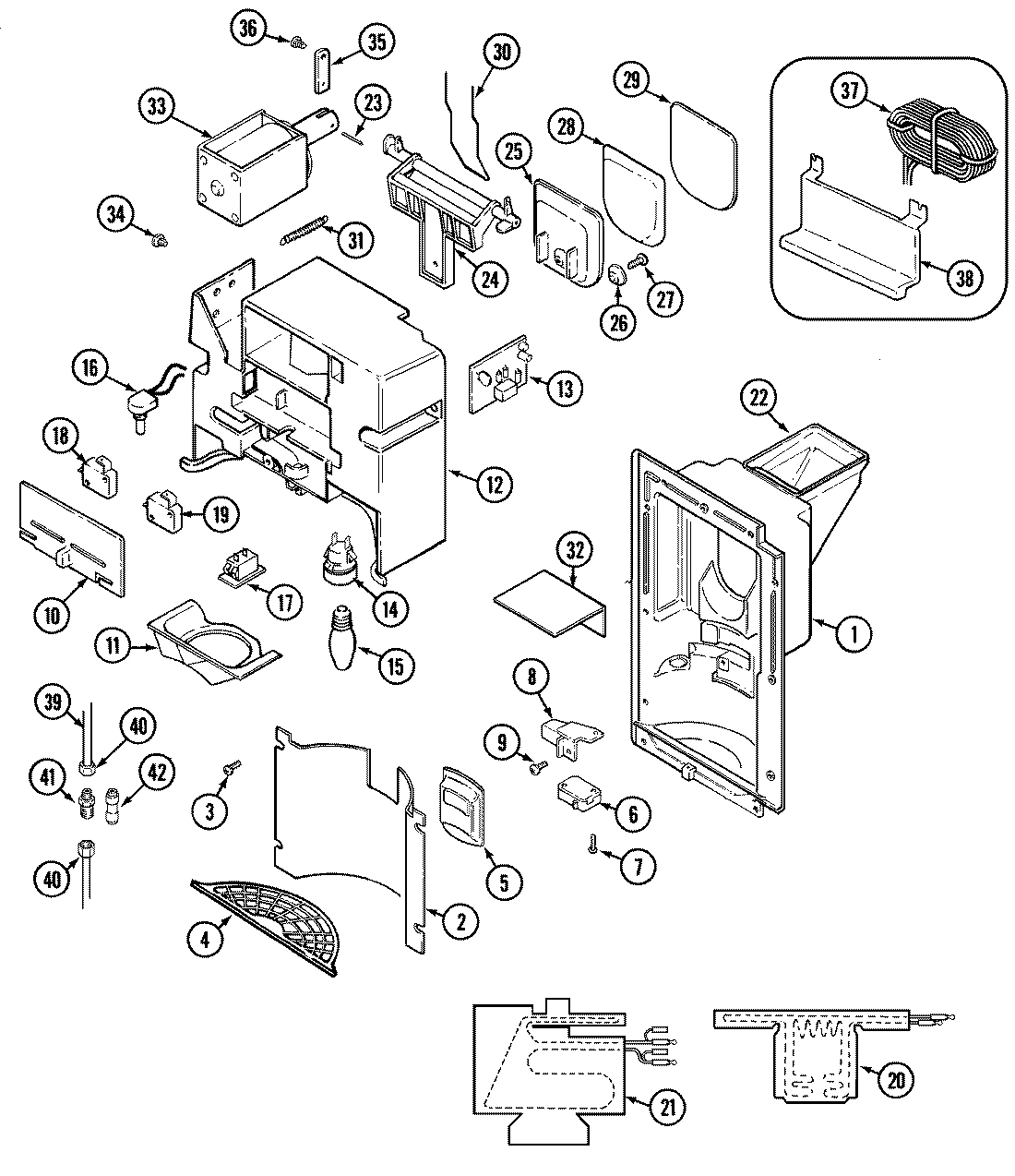 07 - ICE & WATER DISPENSER