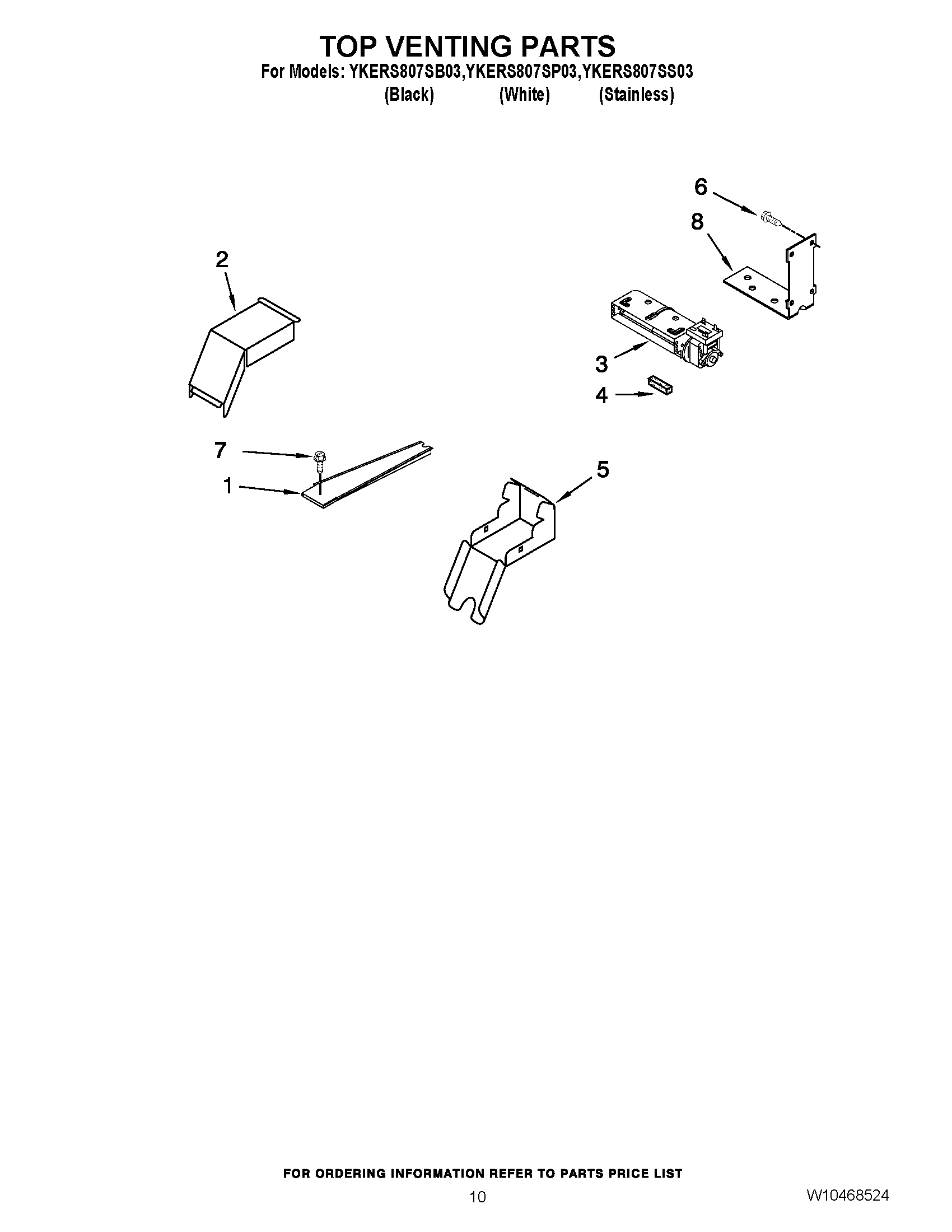 07 - TOP VENTING PARTS