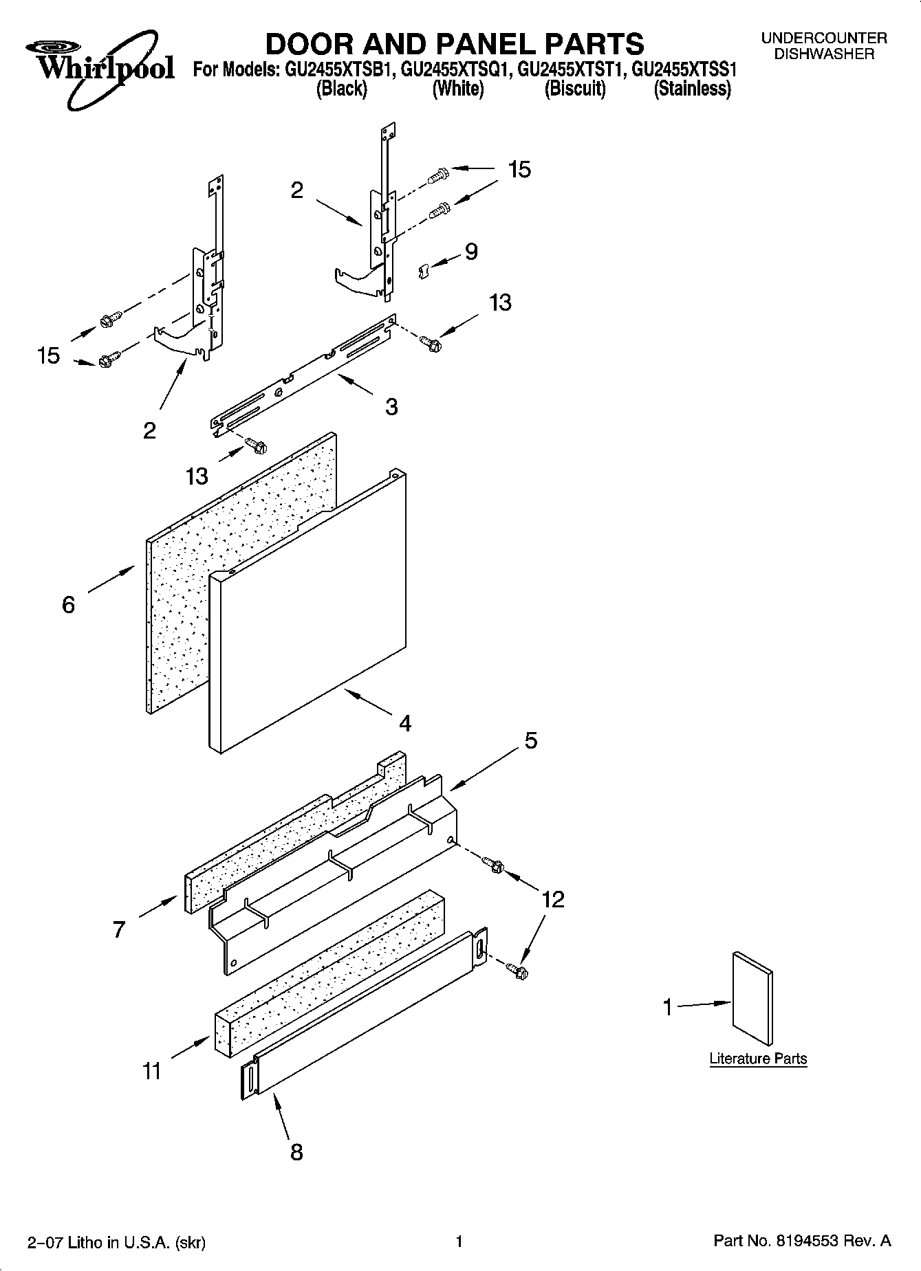 01 - DOOR AND PANEL PARTS