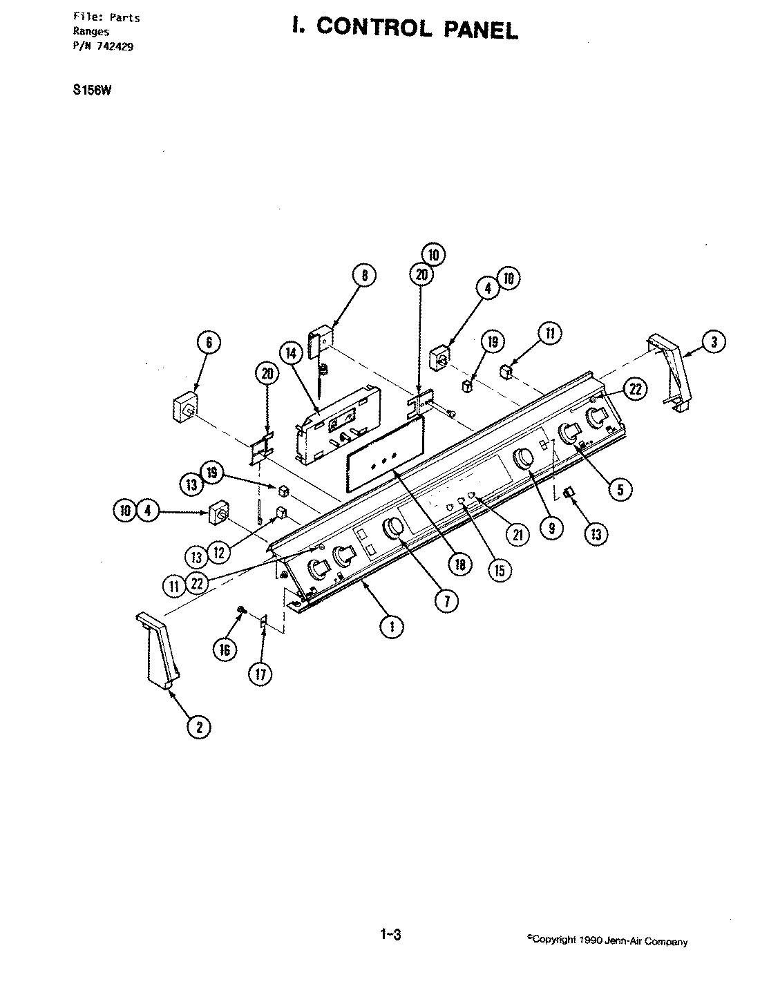 06 - CONTROL PANEL (S156W)