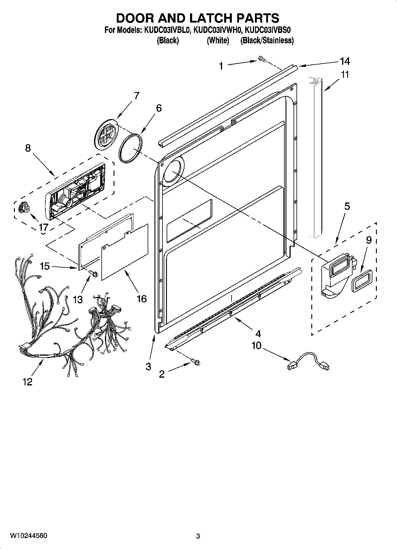 03 - DOOR AND LATCH PARTS