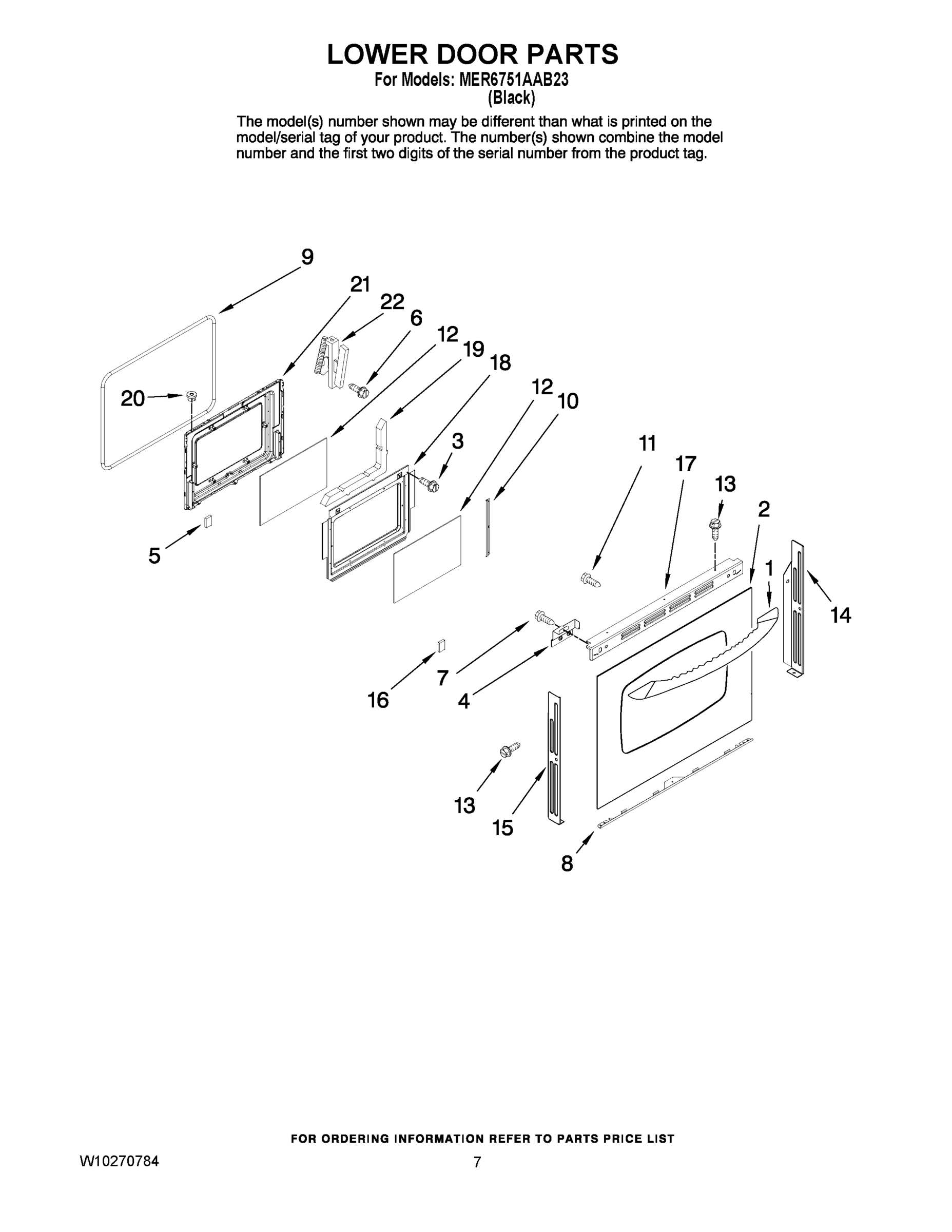 05 - LOWER DOOR PARTS