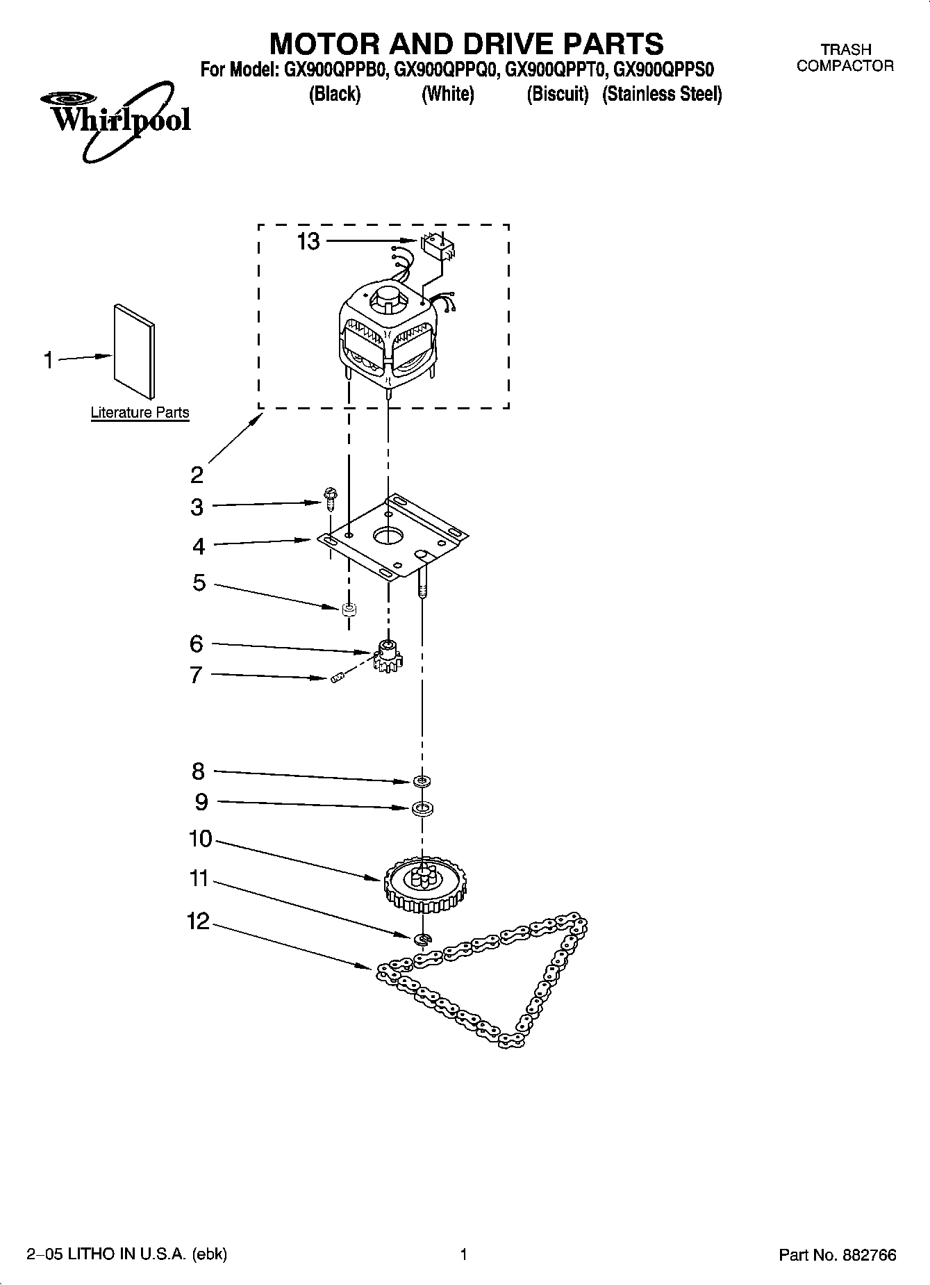 01 - MOTOR AND DRIVE PARTS
