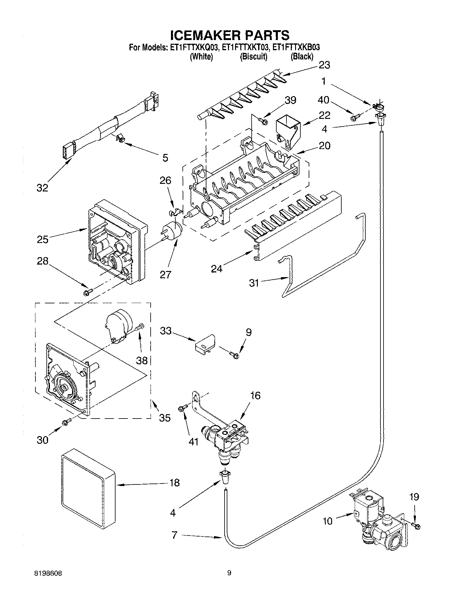 05 - ICEMAKER PARTS