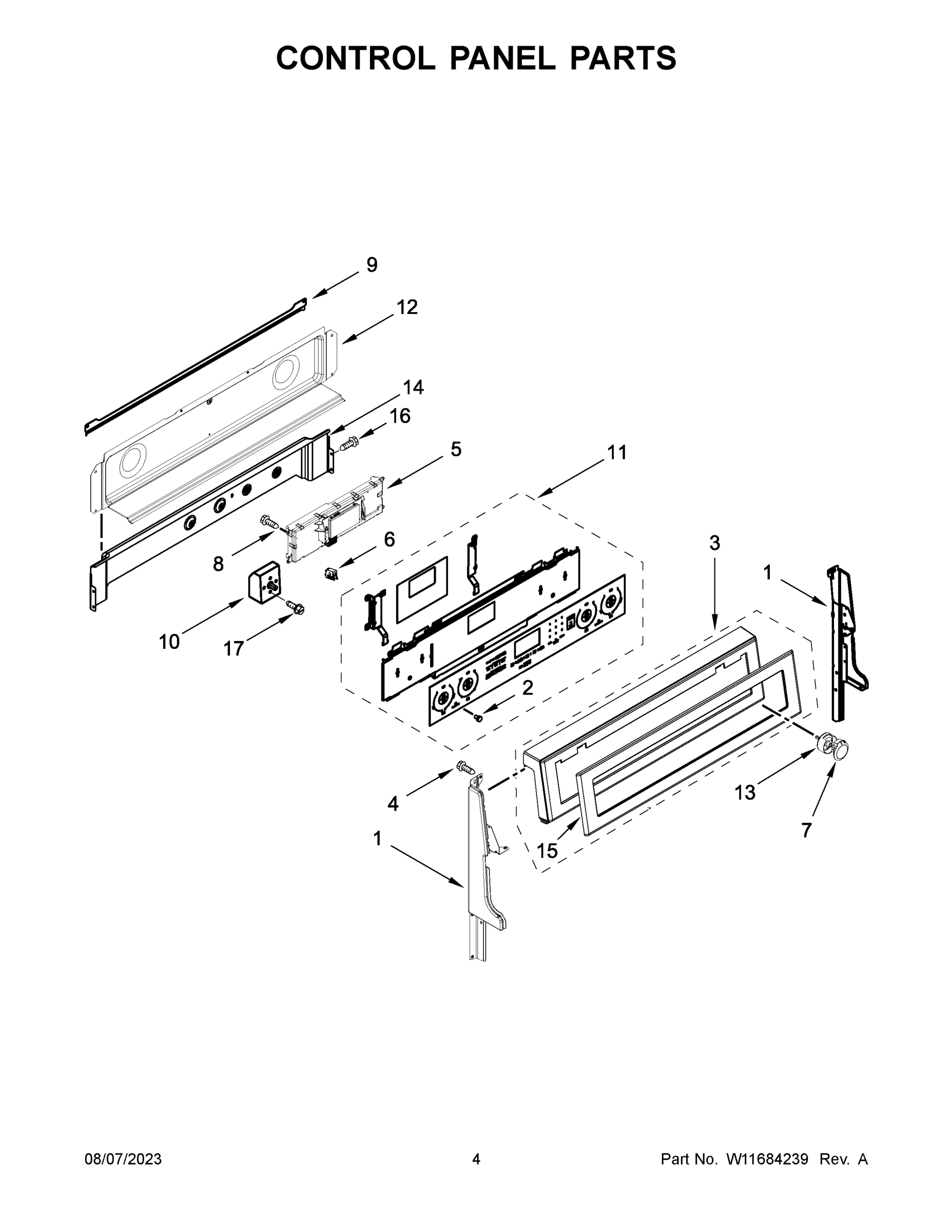 03 - CONTROL PANEL PARTS