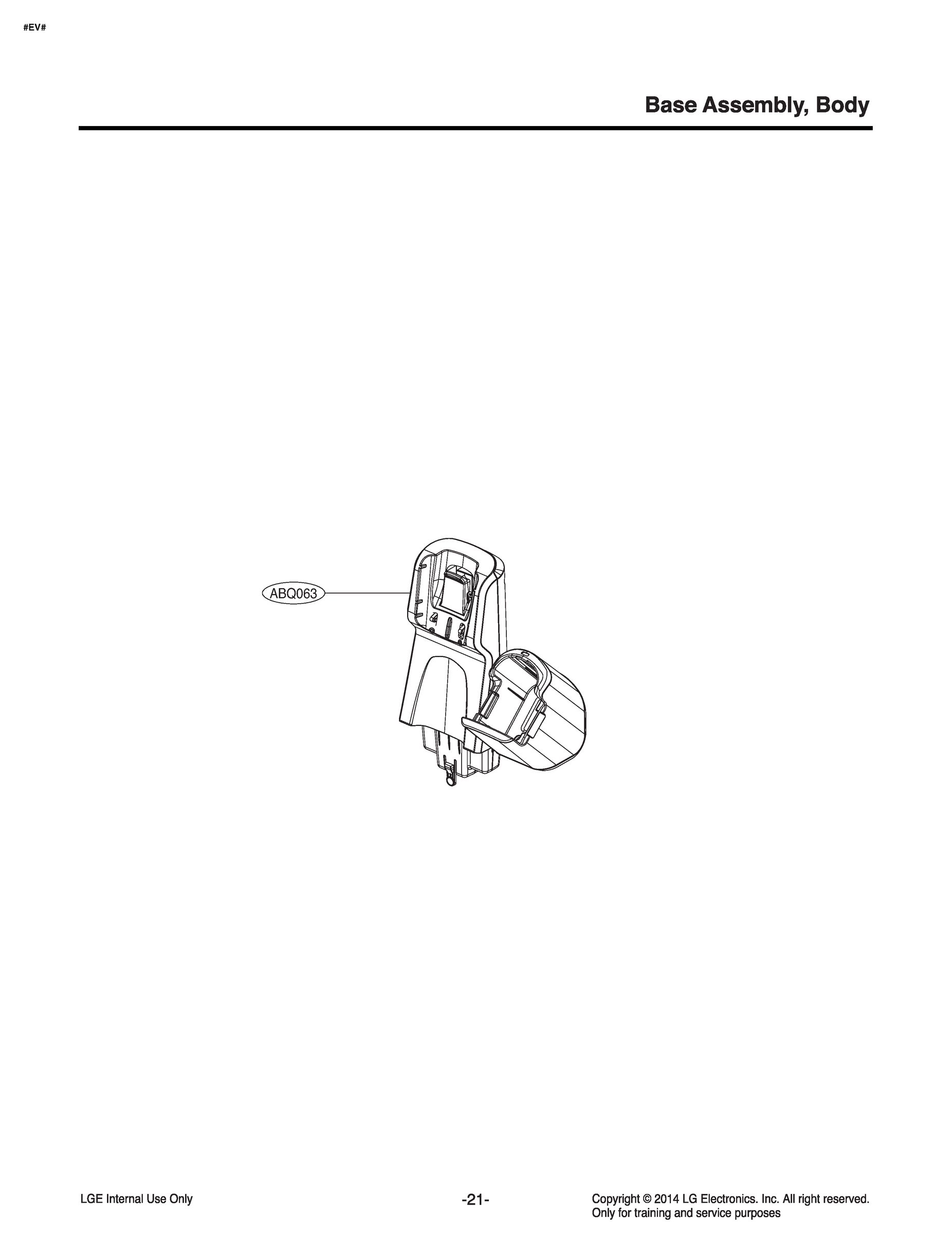 BASE ASSEMBLY; BODY