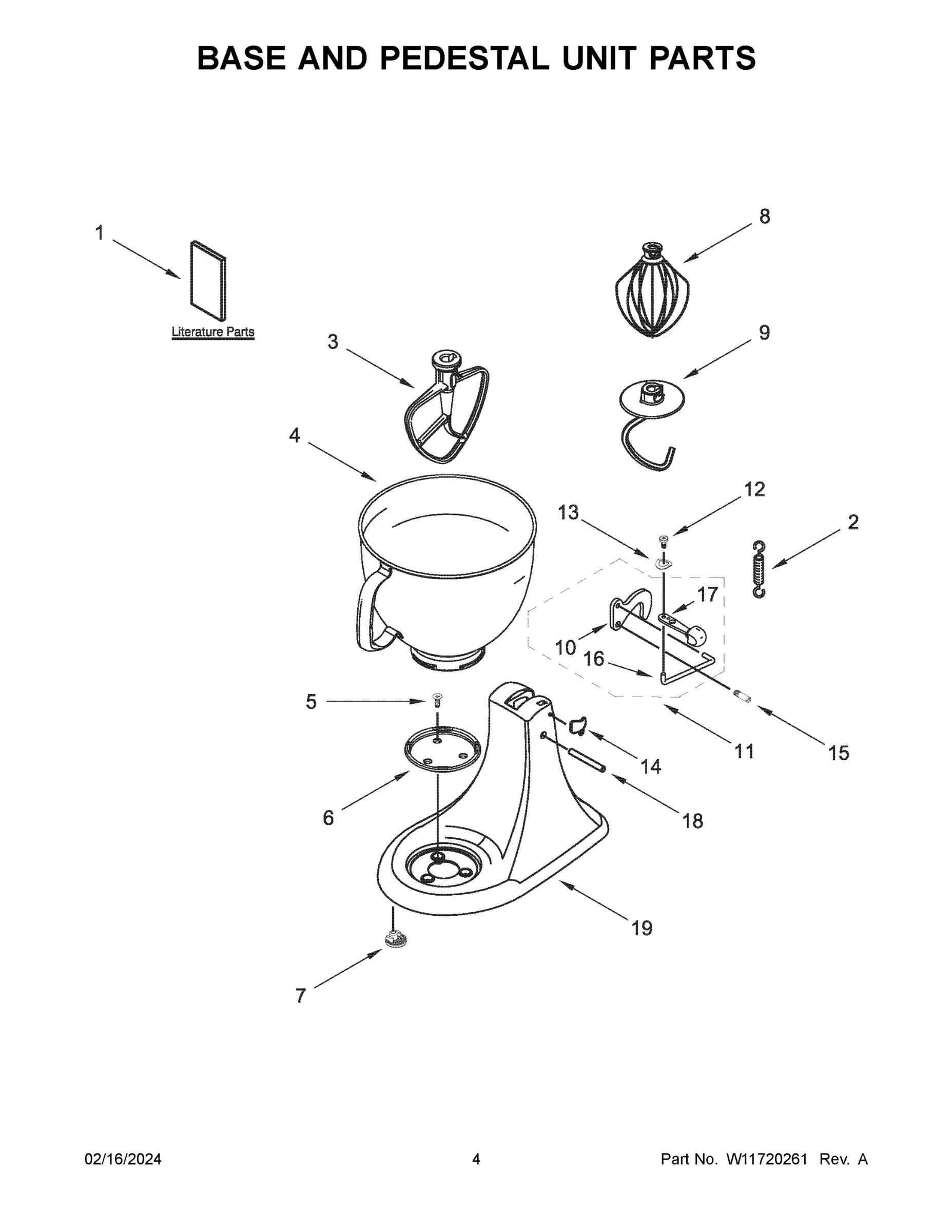 03 - BASE AND PEDESTAL UNIT PARTS