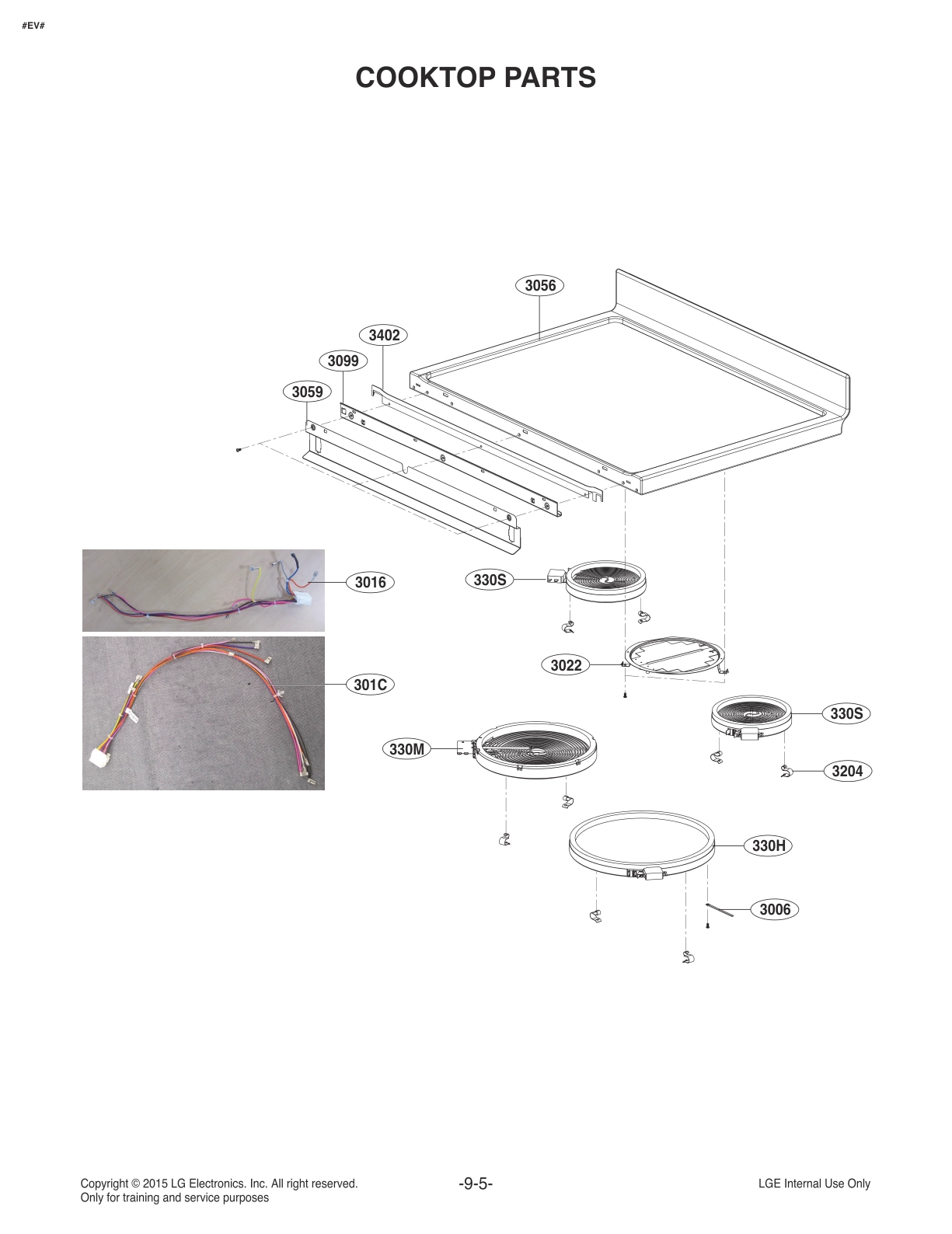 COOKTOP PARTS