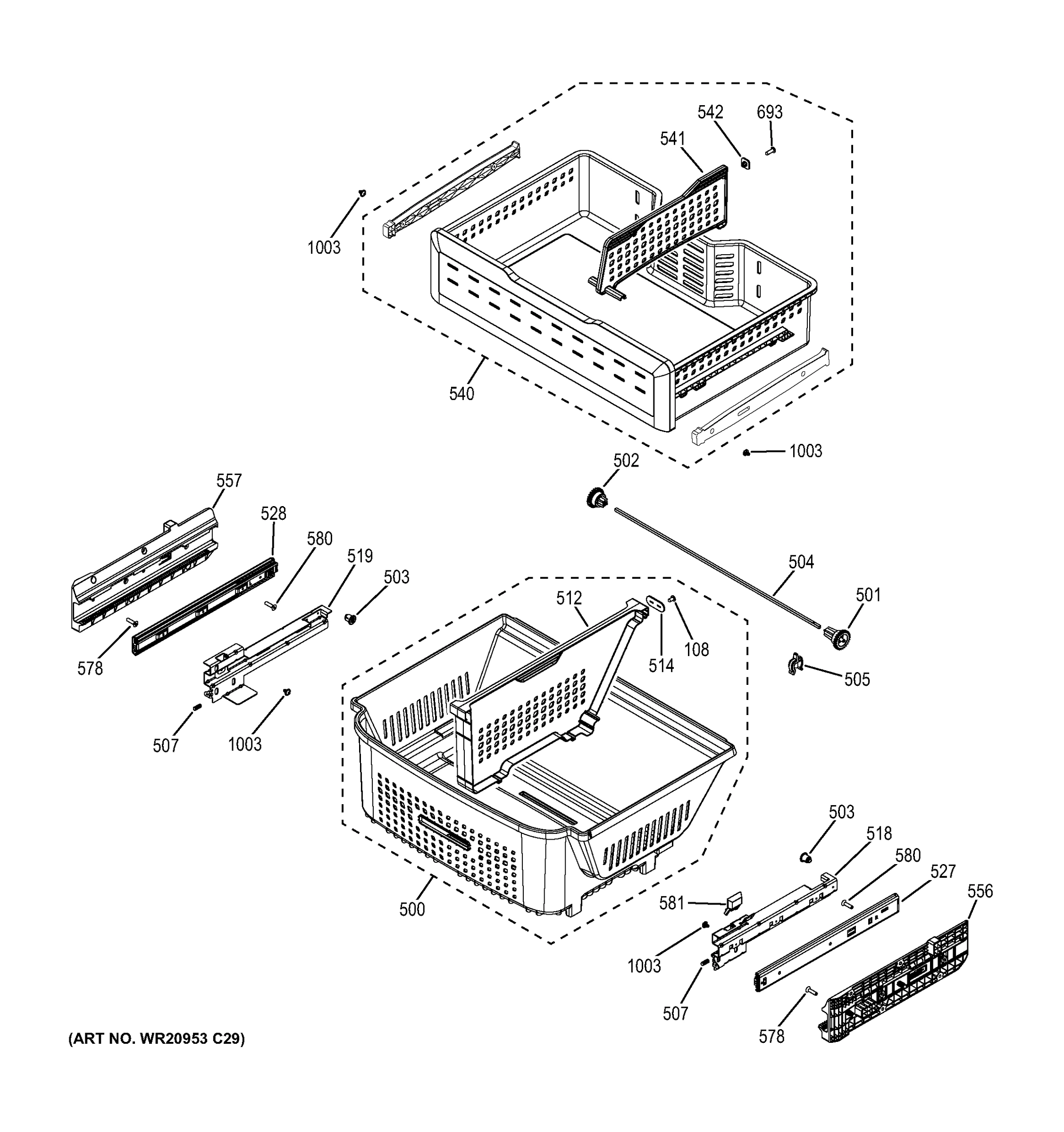 FREEZER SHELVES