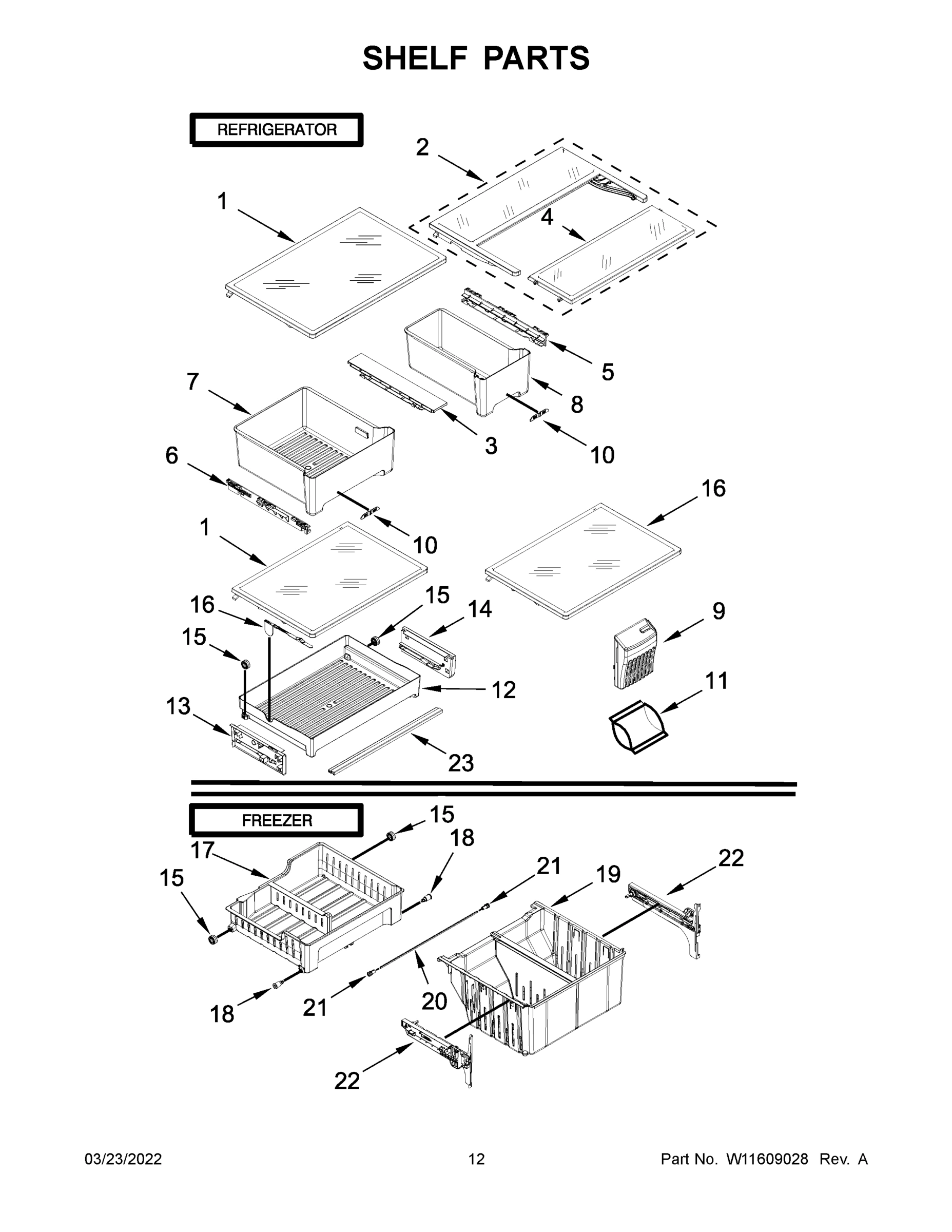 07 - SHELF PARTS