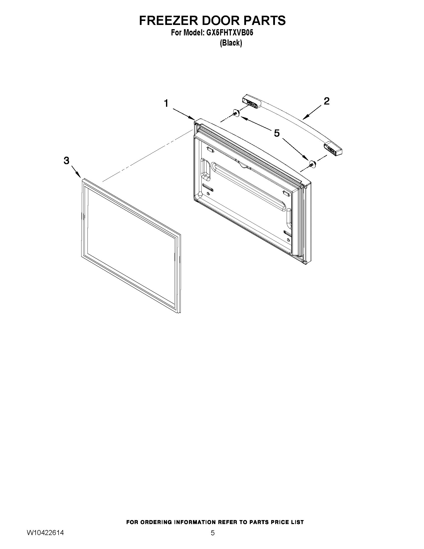 03 - FREEZER DOOR PARTS