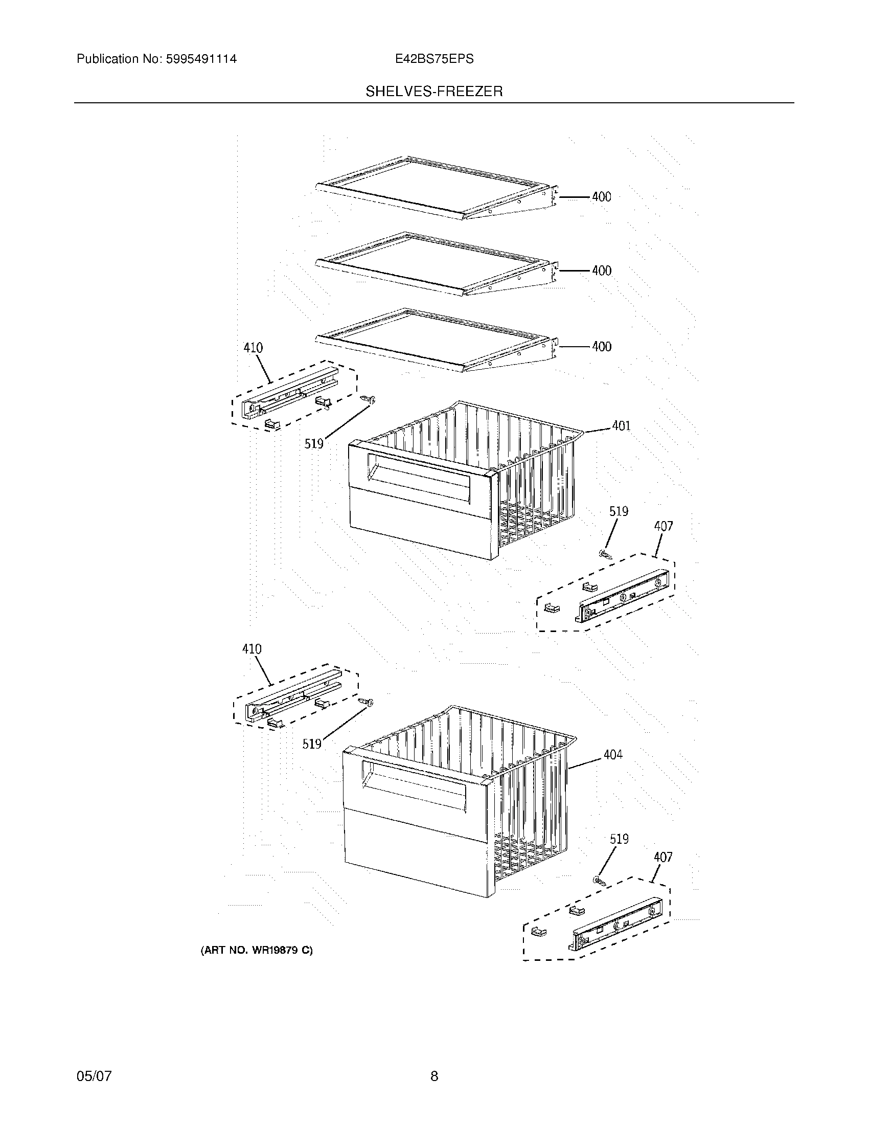 09 - SHELVES-FREEZER