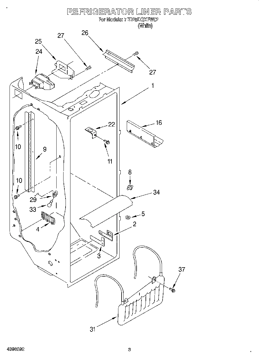 02 - REFRIGERATOR LINER
