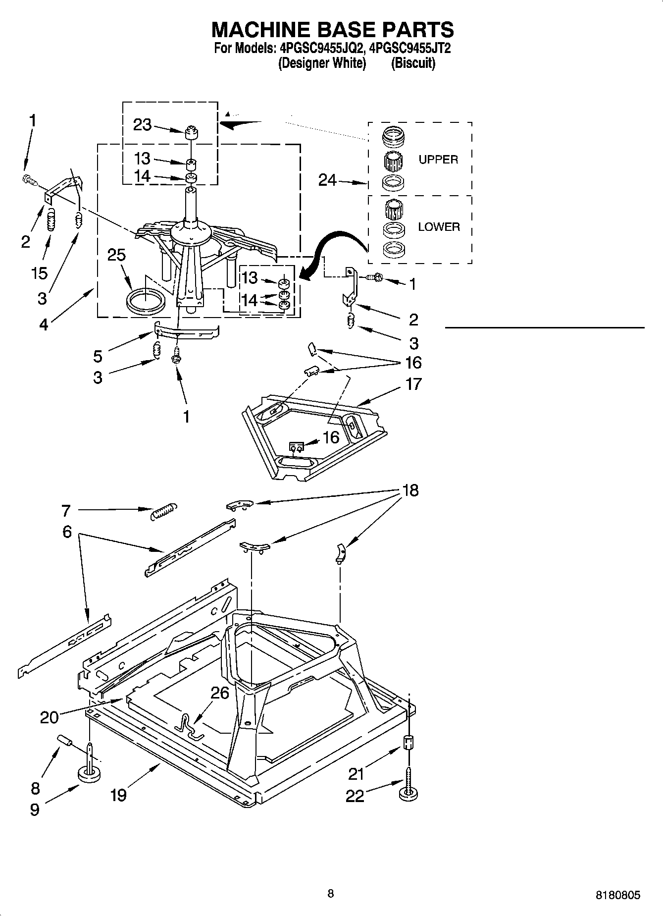 05 - MACHINE BASE PARTS
