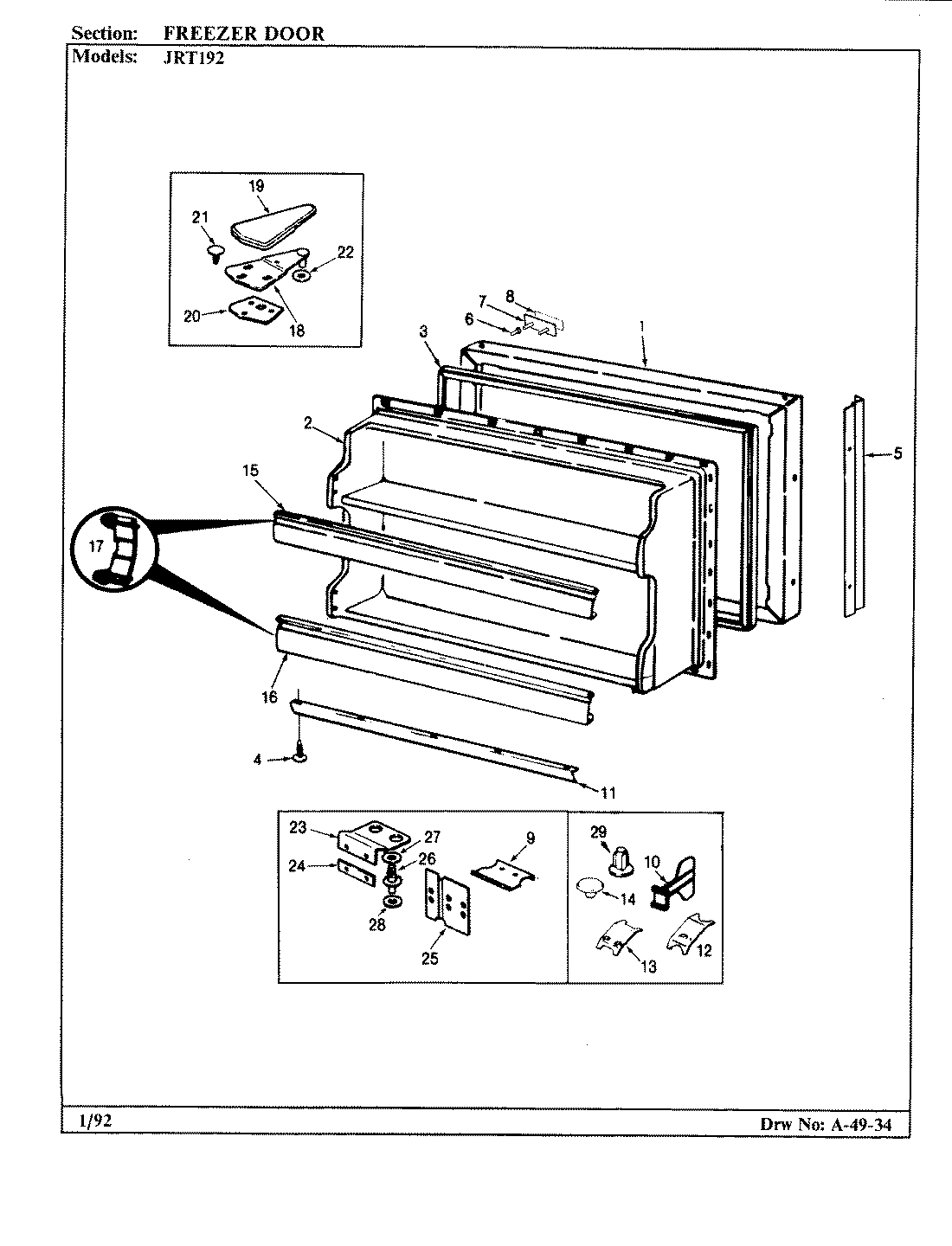02 - FREEZER DOOR