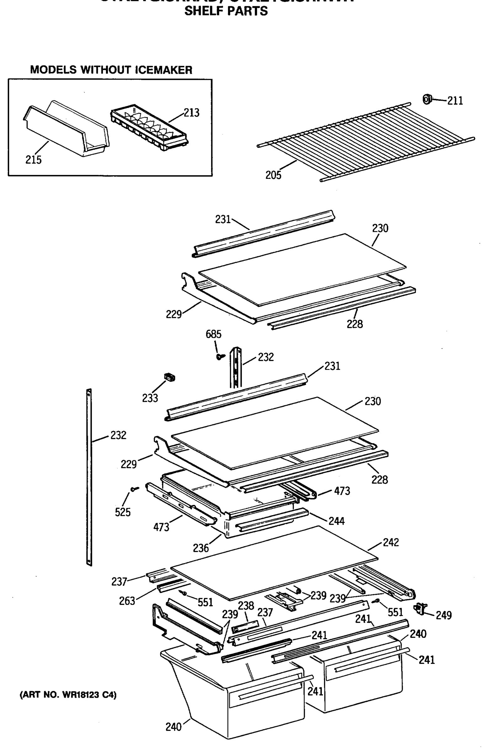 SHELF PARTS